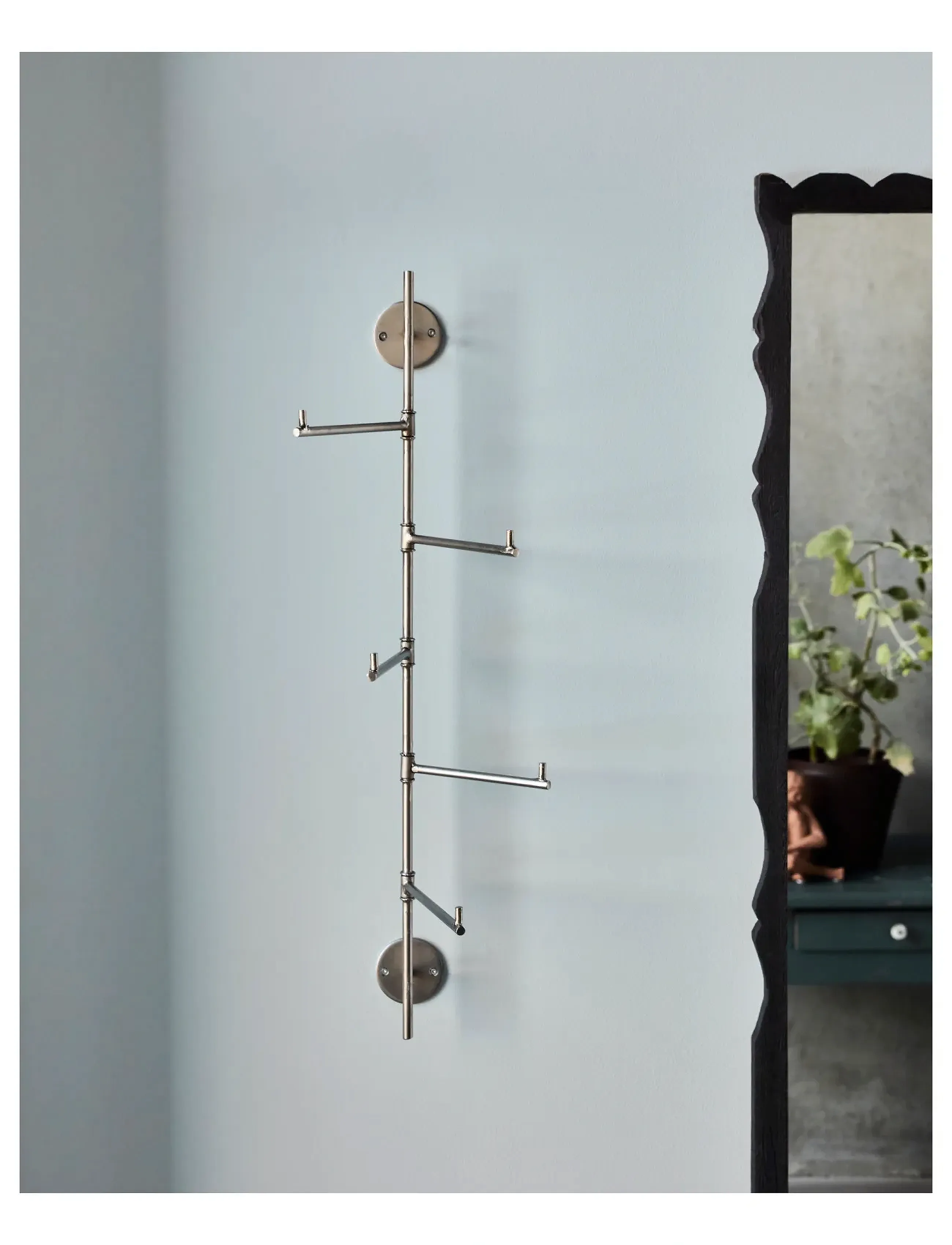 house doctor - Klädhängare, HDFlex, Silver finish - klädhängare & hatthyllor - silver finish - 2