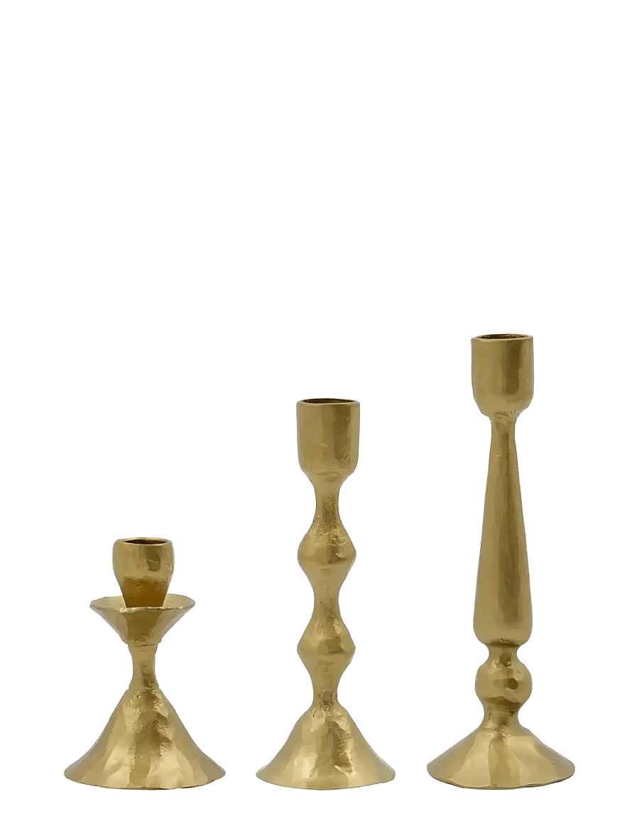 house doctor - Candle holder, HDCastle, Antique br - osta hinna alusel - antique brass - 1