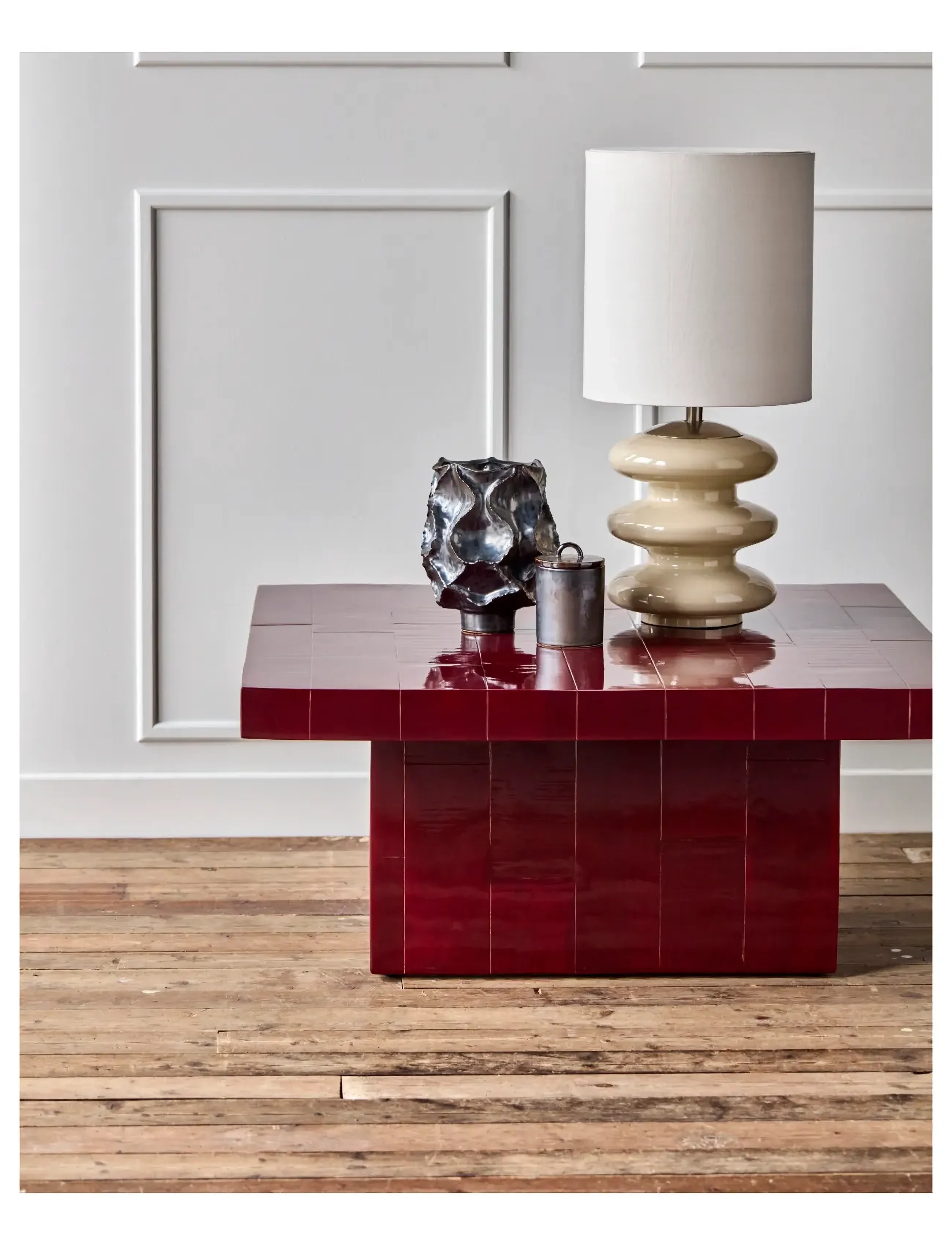 house doctor Sofabord, Hdbrick, Rød, One Size, Red, Borde > Sofaborde, Unisex
