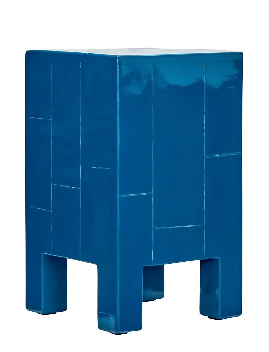 house doctor - Side table, HDBrick, Blue - beistelltische & kleine tische - blue - 1