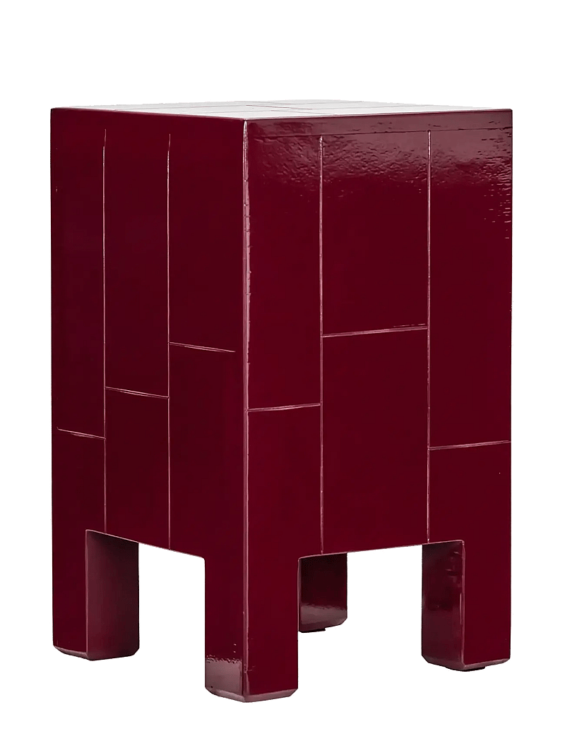 house doctor - Side table, HDBrick, Red - tische - red - 1