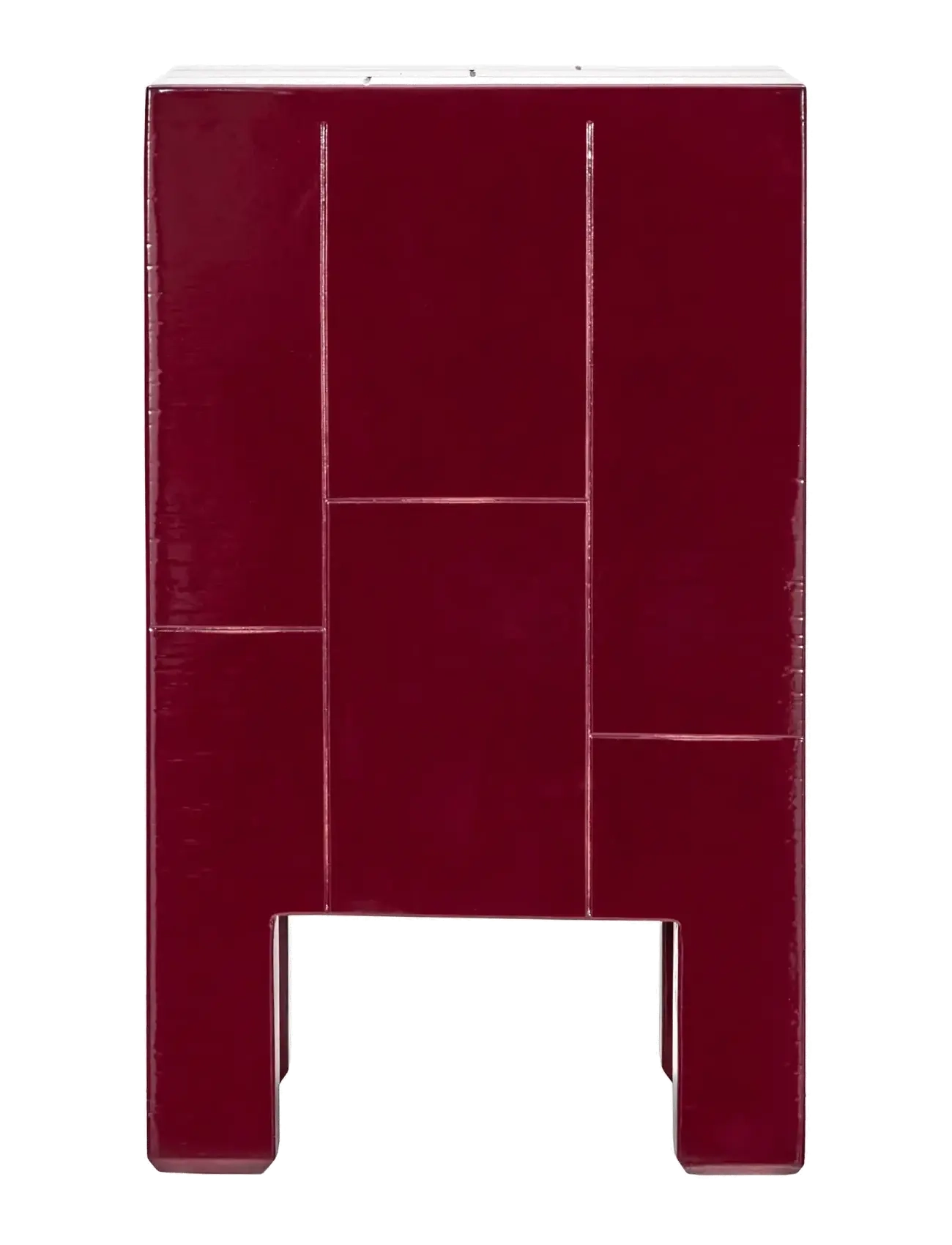 house doctor Side table, HDBrick, Red - Angebote - RED / burgundy