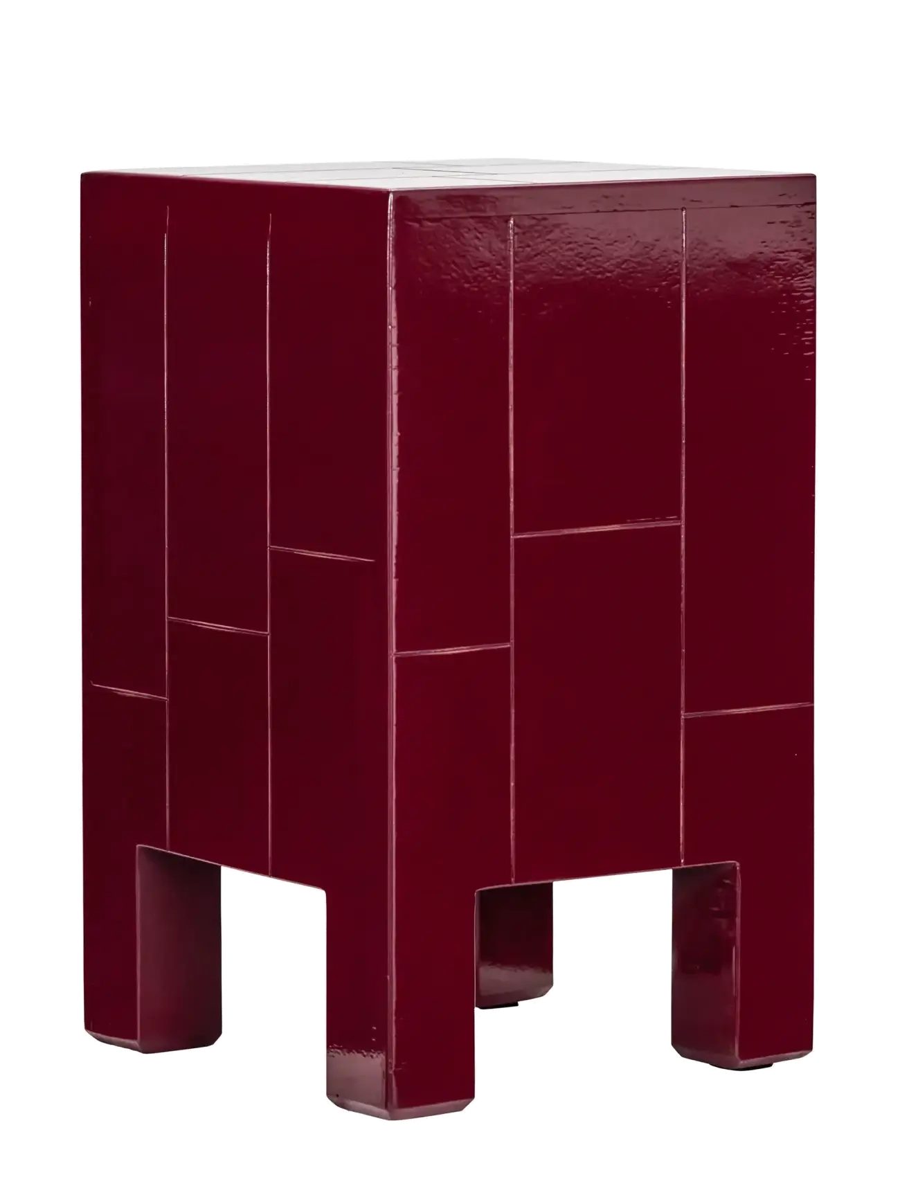 house doctor - Side table, HDBrick, Red - side tables & small tables - red - 2