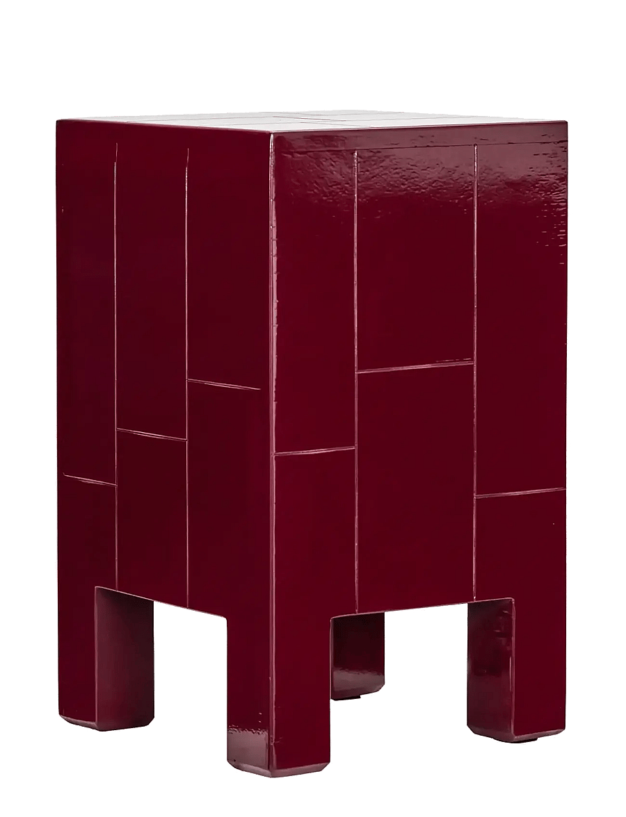 house doctor - Side table, HDBrick, Red - beistelltische & kleine tische - red - 2