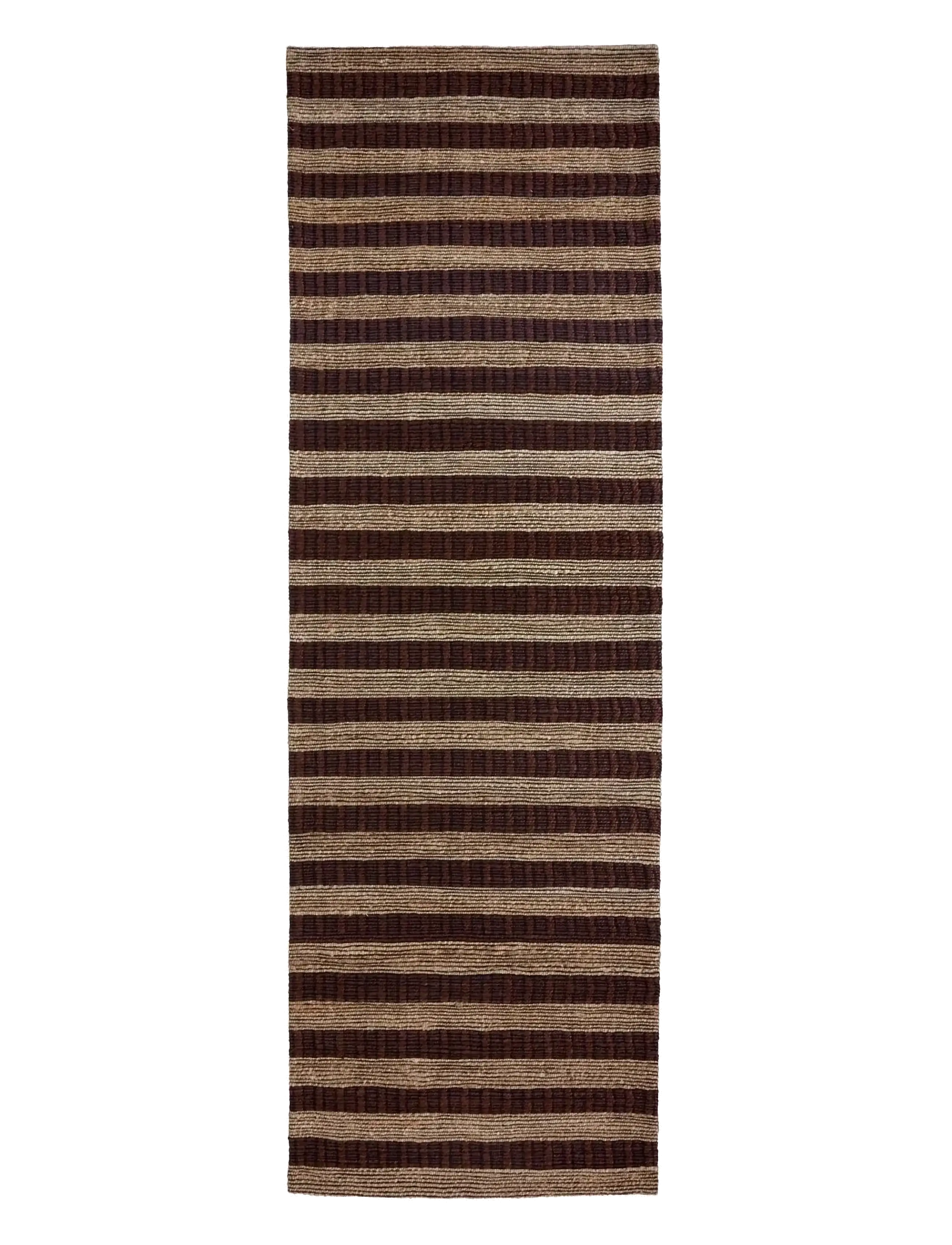 house doctor Rug, HDBlock, Brown, Natural - Tekstilė - BROWN / brown