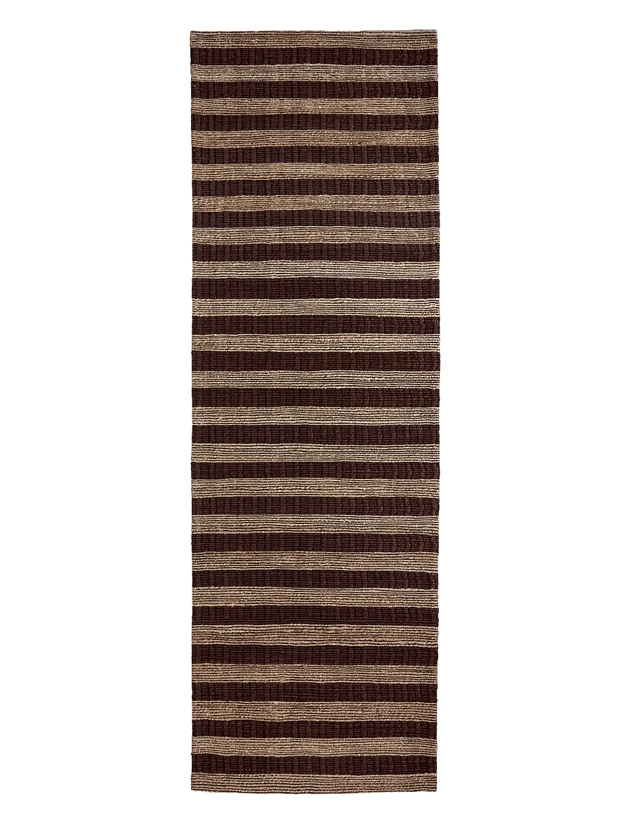 house doctor - Rug, HDBlock, Brown, Natural - flurläufer - brown - 1