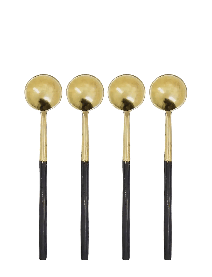 house doctor - Kitchen utensils, HDSpoon, Antique - serveerimislusikad - antique brass - 1