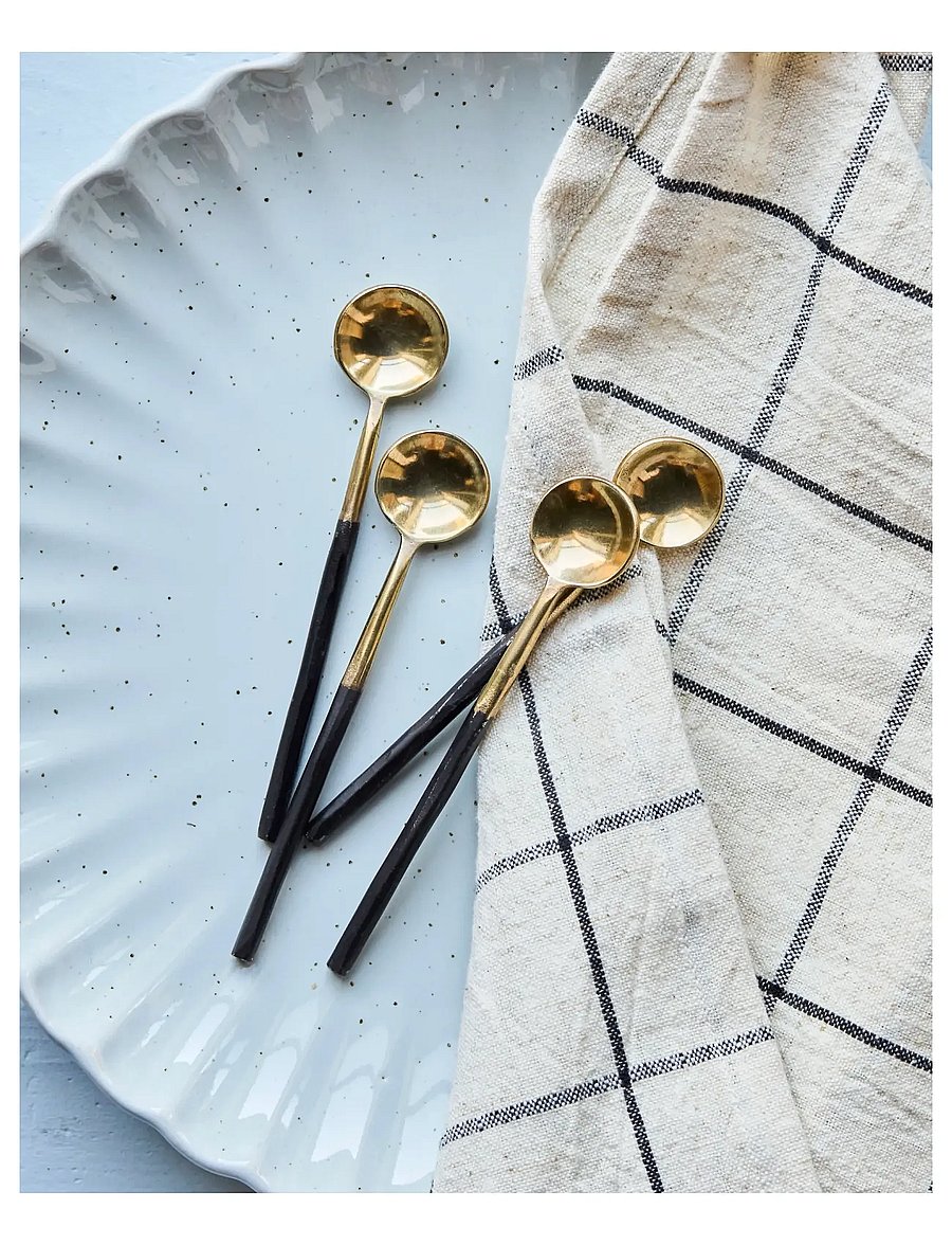 house doctor - Kitchen utensils, HDSpoon, Antique - serveerimislusikad - antique brass - 0