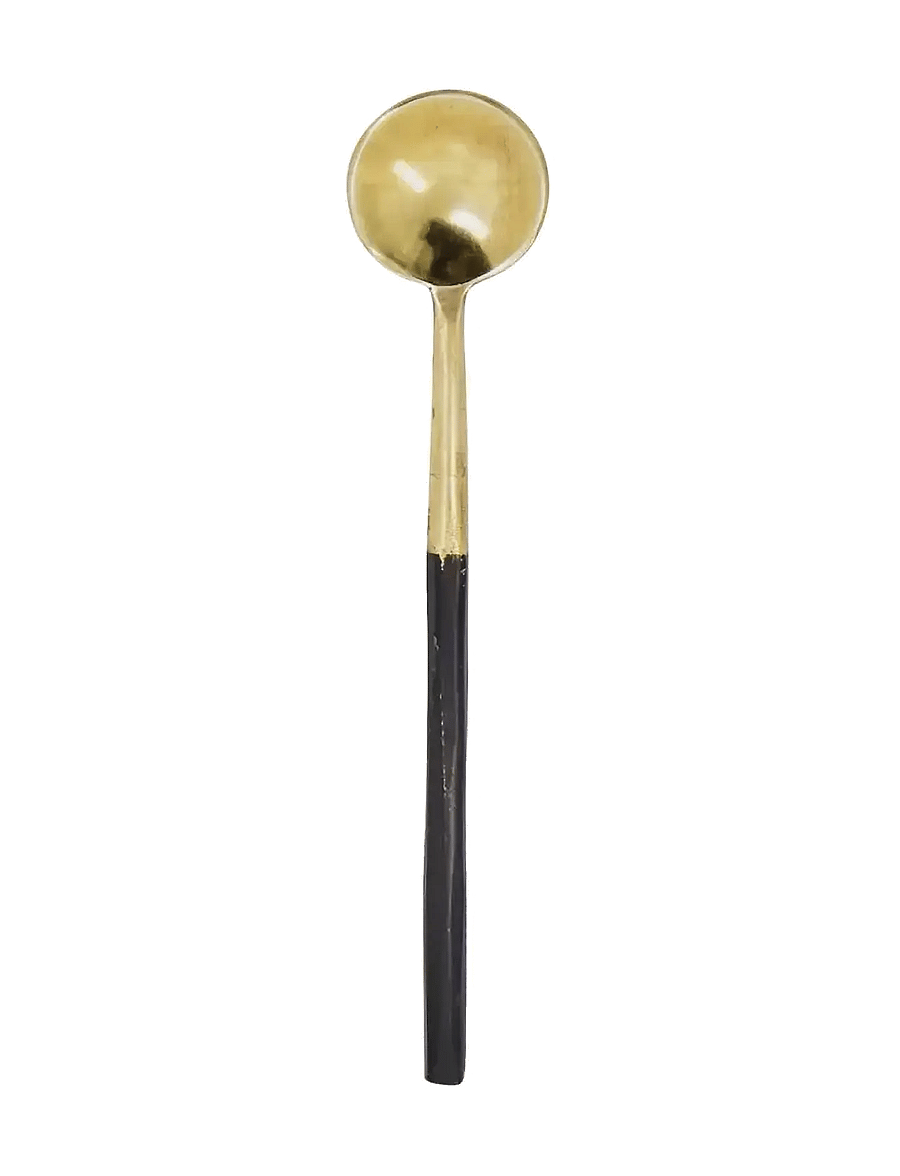house doctor - Kitchen utensils, HDSpoon, Antique - serveerimislusikad - antique brass - 2