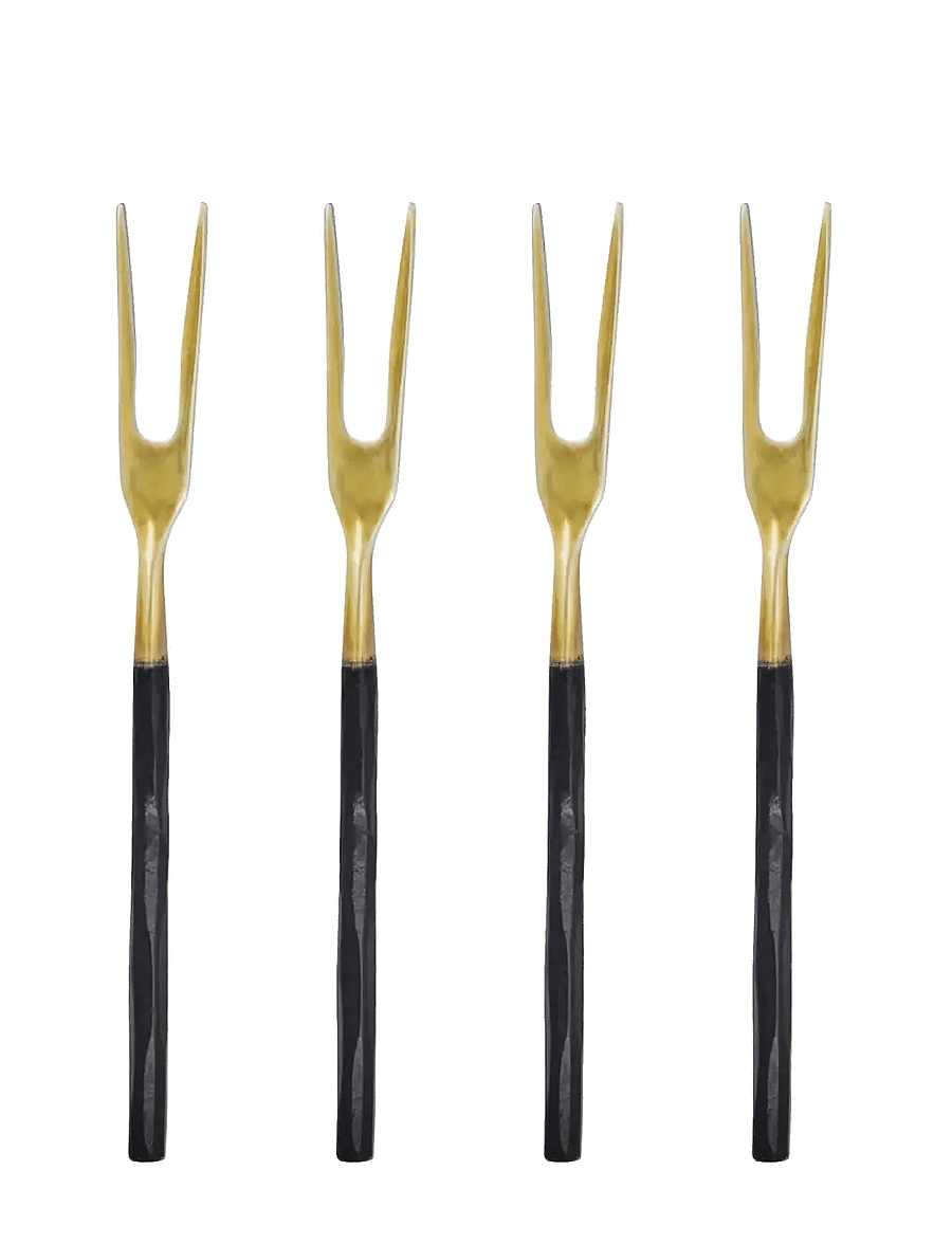 house doctor - Kitchen utensils, HDFork, Antique b - kahvlid - antique brass - 1