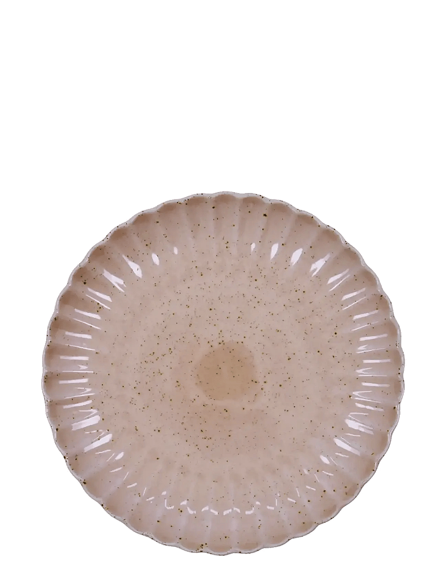 house doctor - Dinner plate, HDScallop, Rose - praetaldrikud - rose - 1