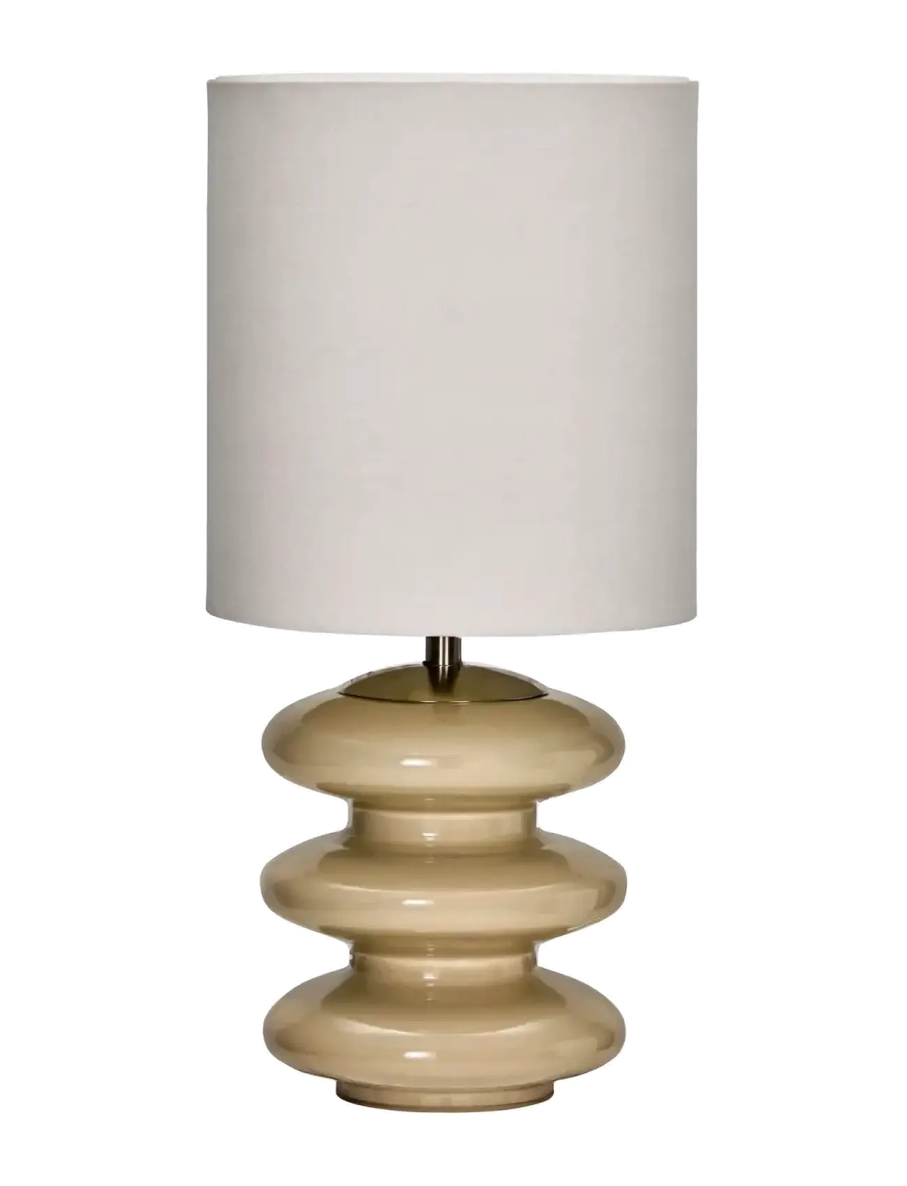 HOUSE DOCTOR Bordlampe, Hdstep, L, Råhvid Beige - One Size - Unisex