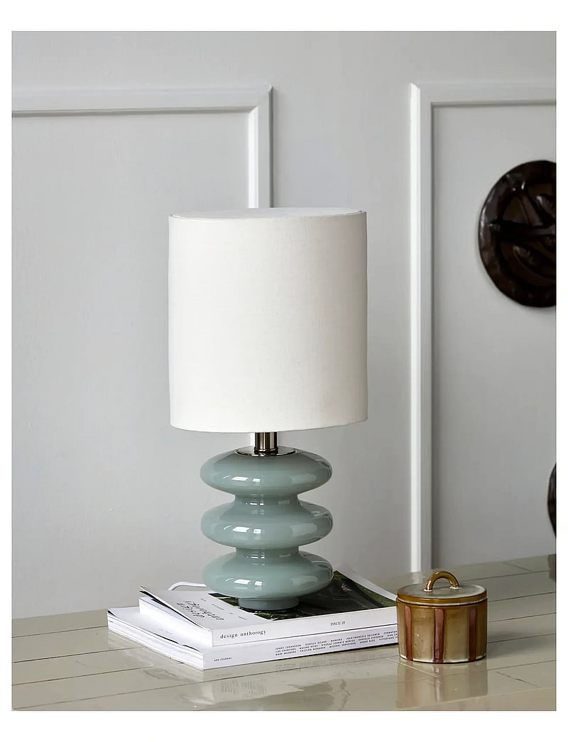 house doctor - Table lamp, HDStep, S, Light blue, - laualambid - light blue, off-white - 0