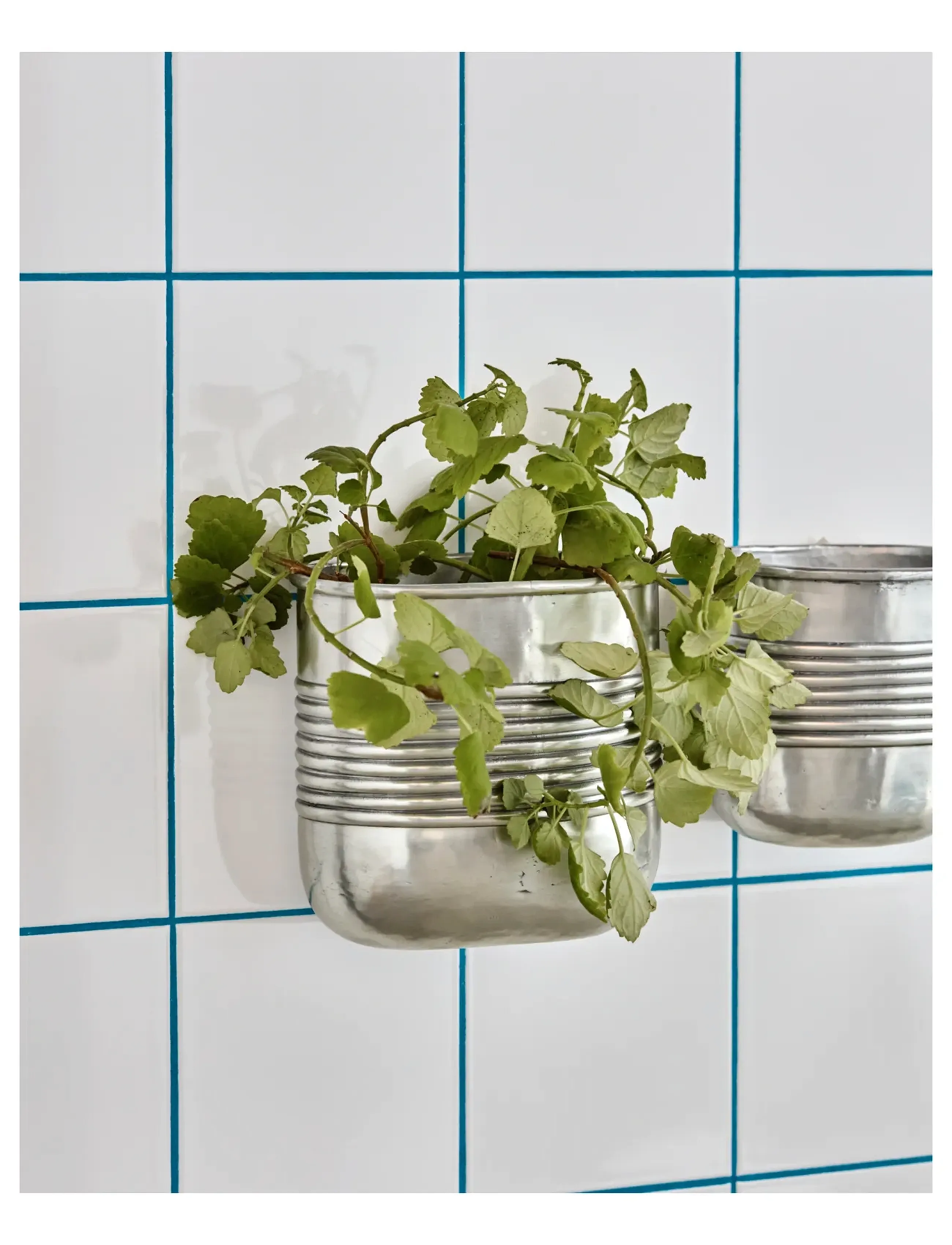 house doctor Plante, Hdgroove, Antik Sølvfinish, One Size, Decoration, Silber - Flower Pots, Homeware