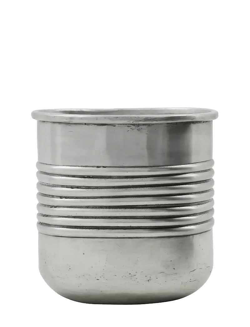house doctor - Planter, HDGroove, Antique silver f - blumentöpfe - antique silver finish - 2