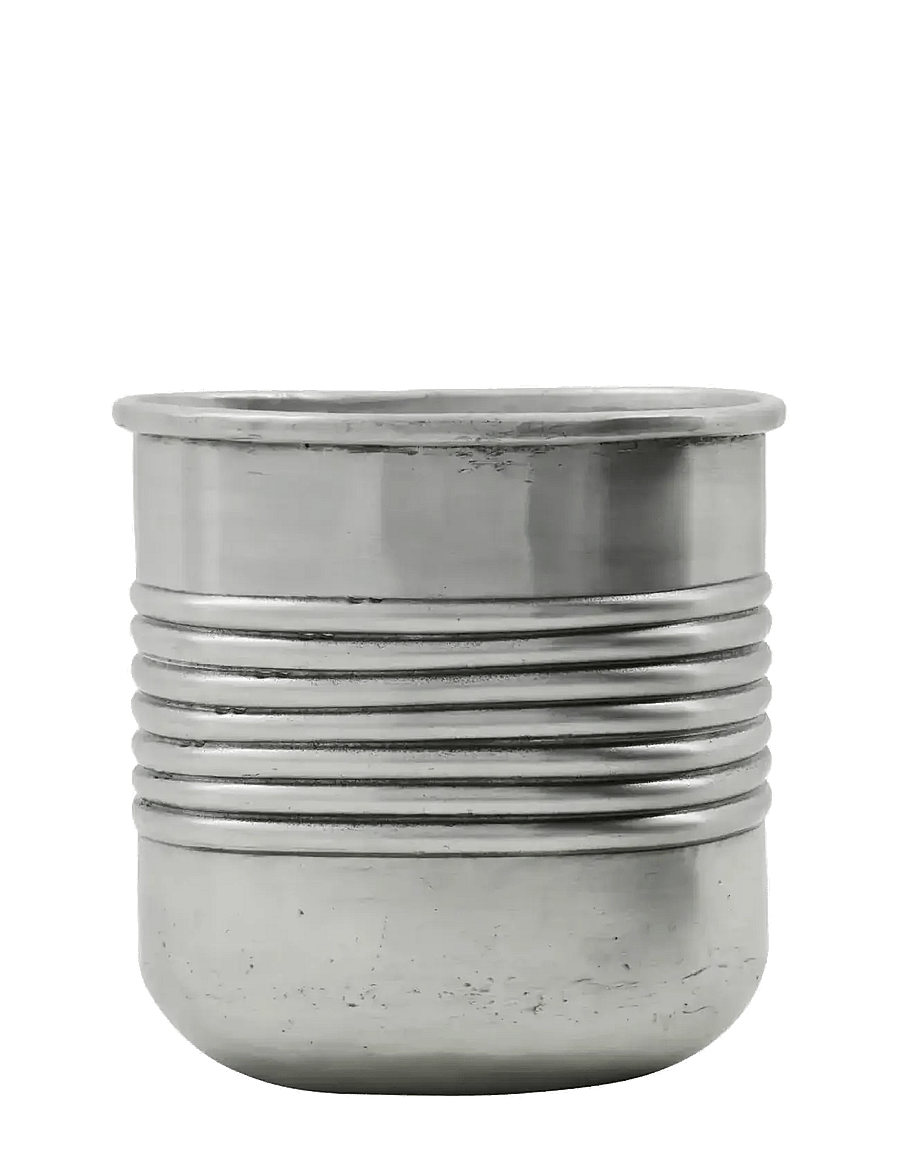 house doctor - Planter, HDGroove, Antique silver f - lillepotid - antique silver finish - 2