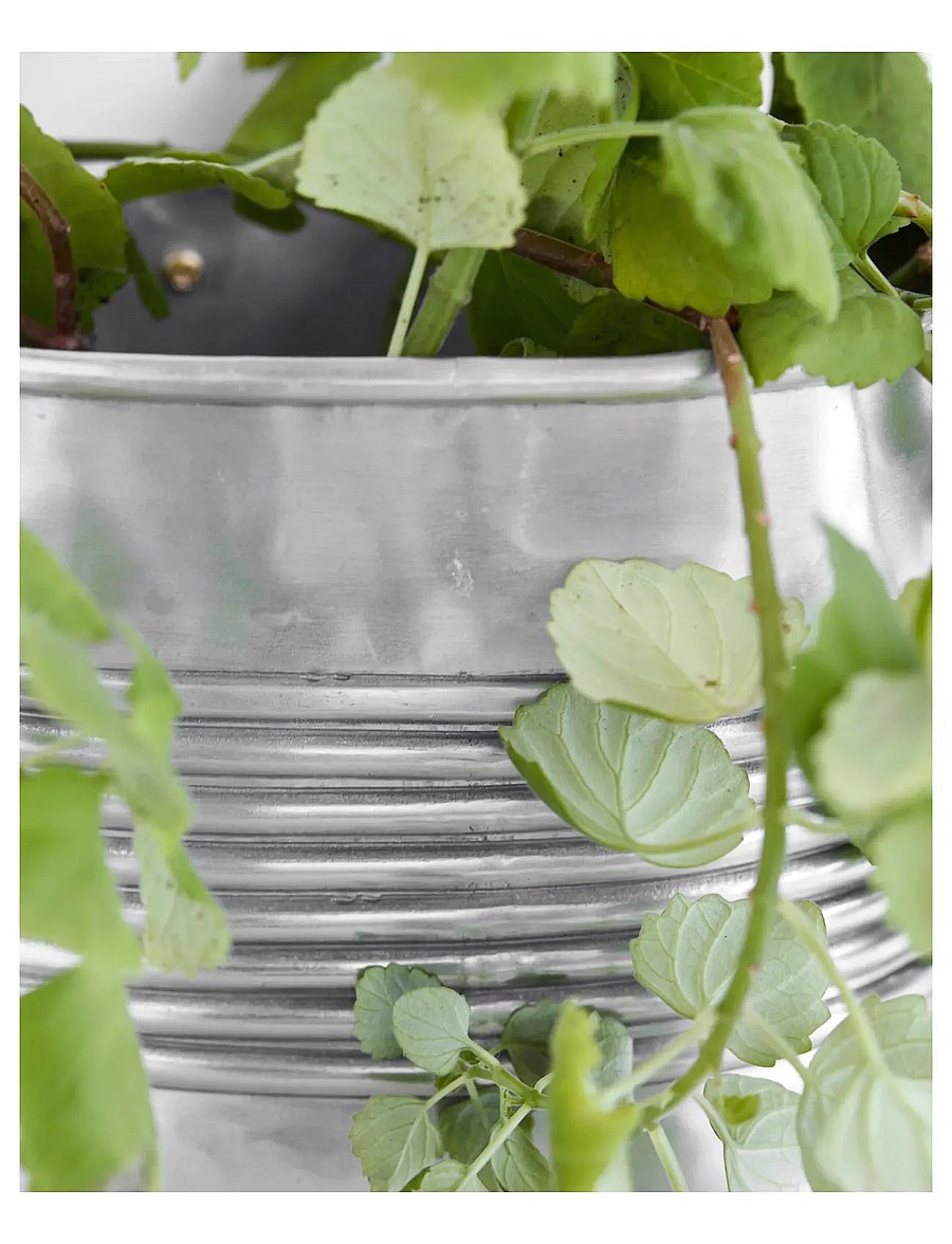 house doctor - Planter, HDGroove, Antique silver f - lillepotid - antique silver finish - 4