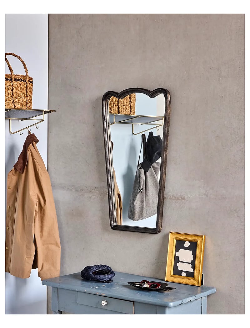 house doctor - Mirror w. frame, HDJamp, Black - wandspiegel - black - 2