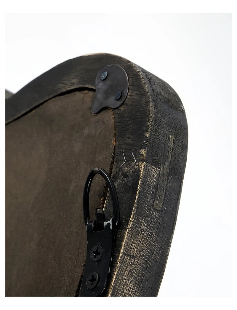 house doctor - Mirror w. frame, HDJamp, Black - wandspiegel - black - 3