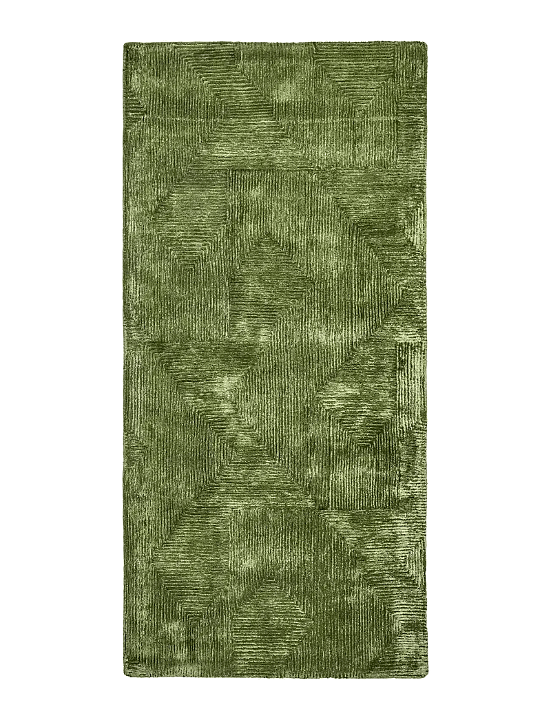 house doctor - Rug, HDShine, Green - baumwollteppiche & flickenteppich - green - 1