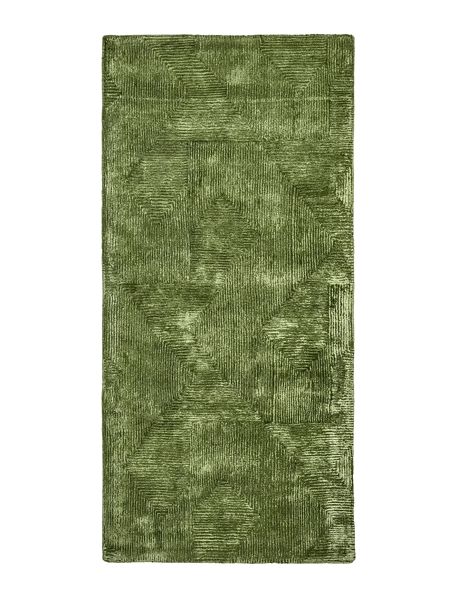 house doctor - Rug, HDShine, Green - puuvillased vaibad & kaltsuvaip - green - 1