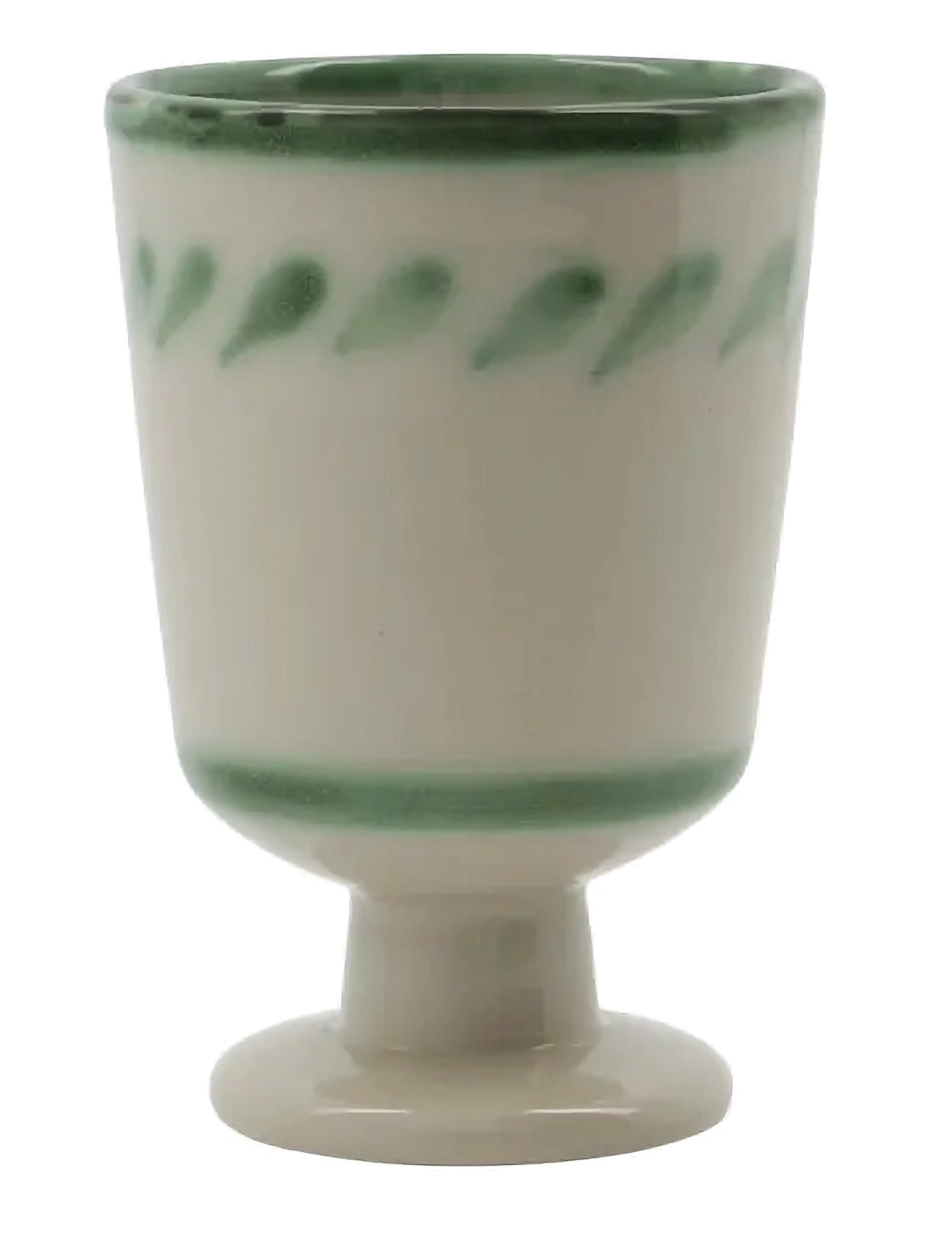 house doctor - Mug, HDDiva, Off-white, Green - glühweintassen - off-white, green - 2