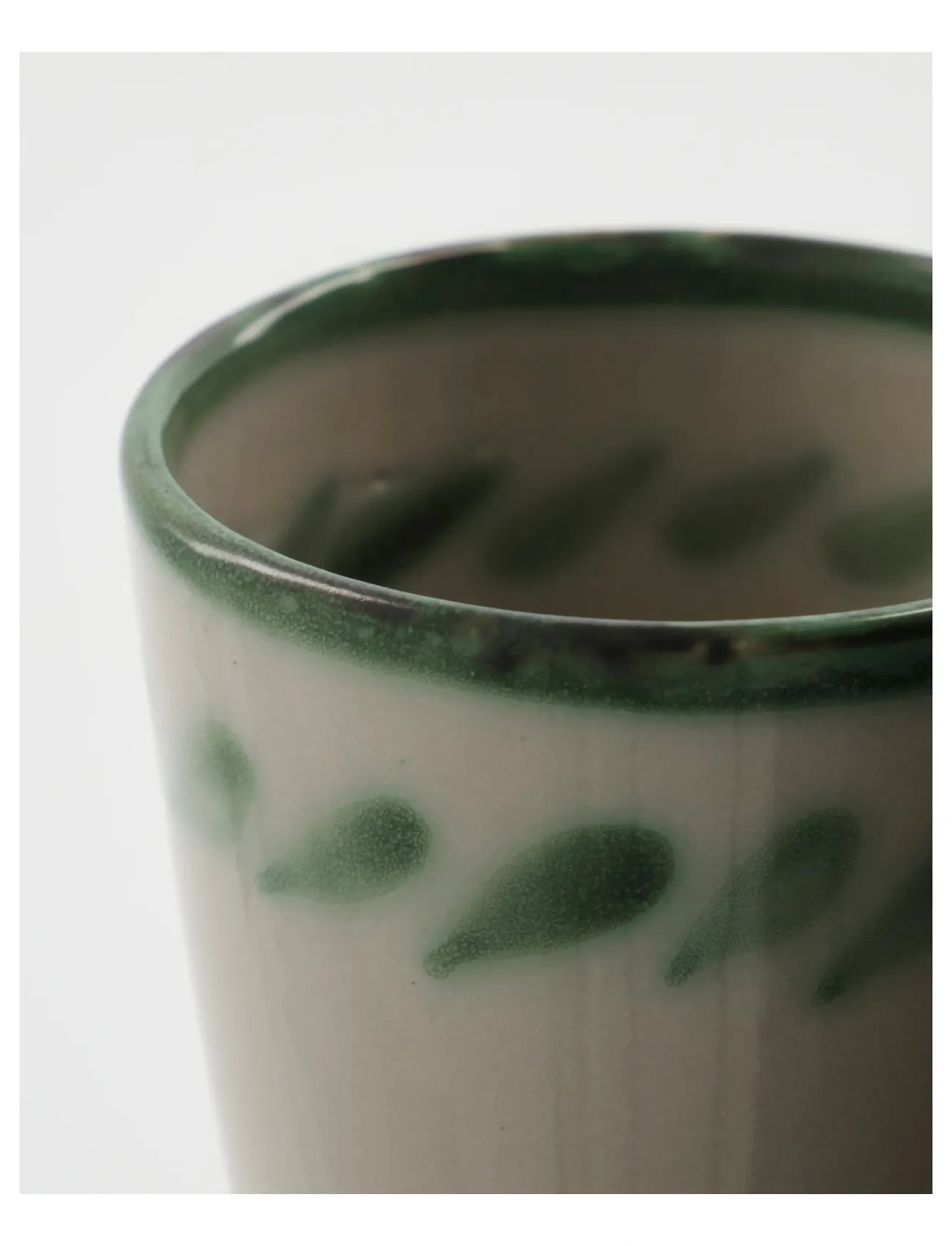 house doctor - Mug, HDDiva, Off-white, Green - glühweintassen - off-white, green - 3