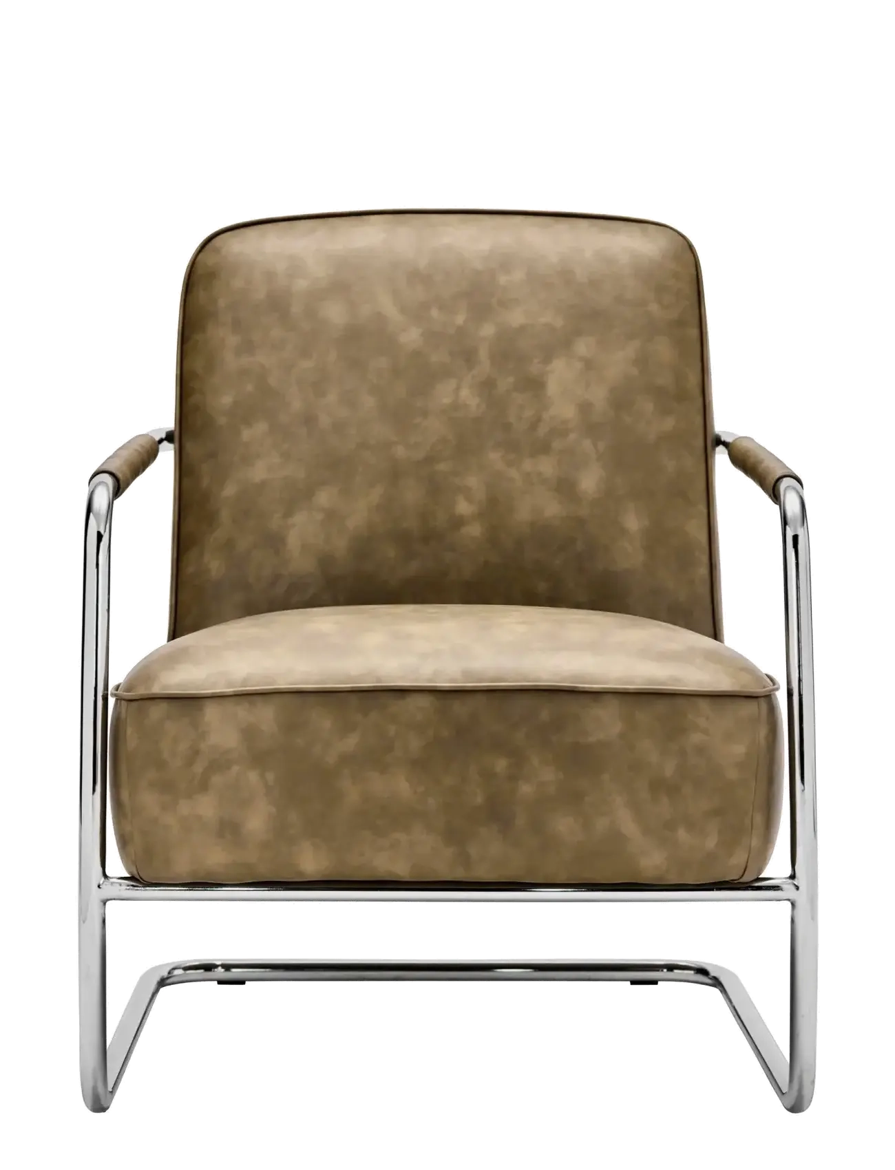 house doctor Loungestol, HDComma, Kakifarvet - Vis alt - KHAKI / silver