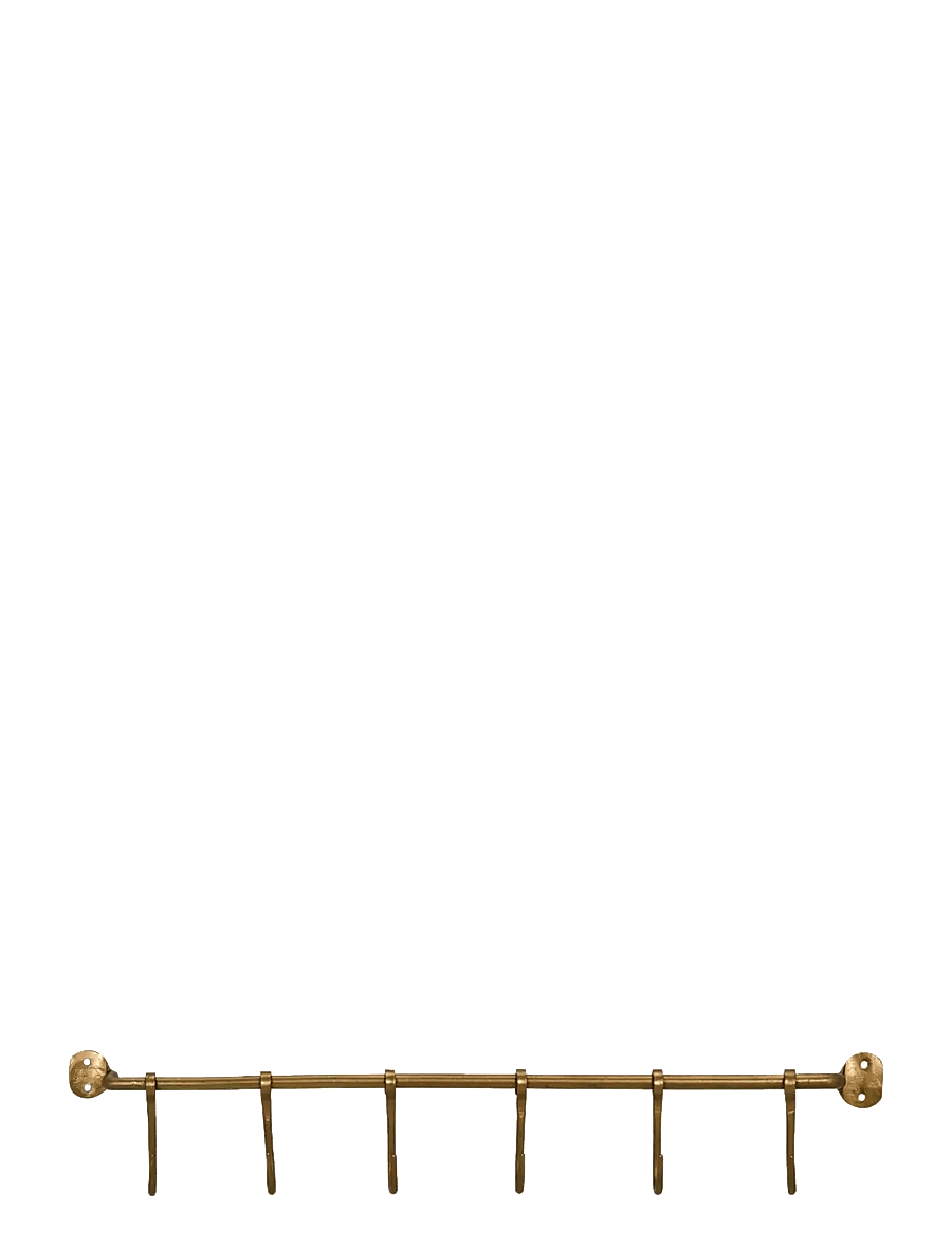house doctor - Rack, HDHooks, Brass - konksud - brass - 1