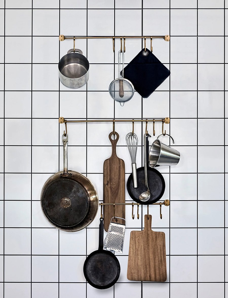 house doctor - Rack, HDHooks, Brass - konksud - brass - 0