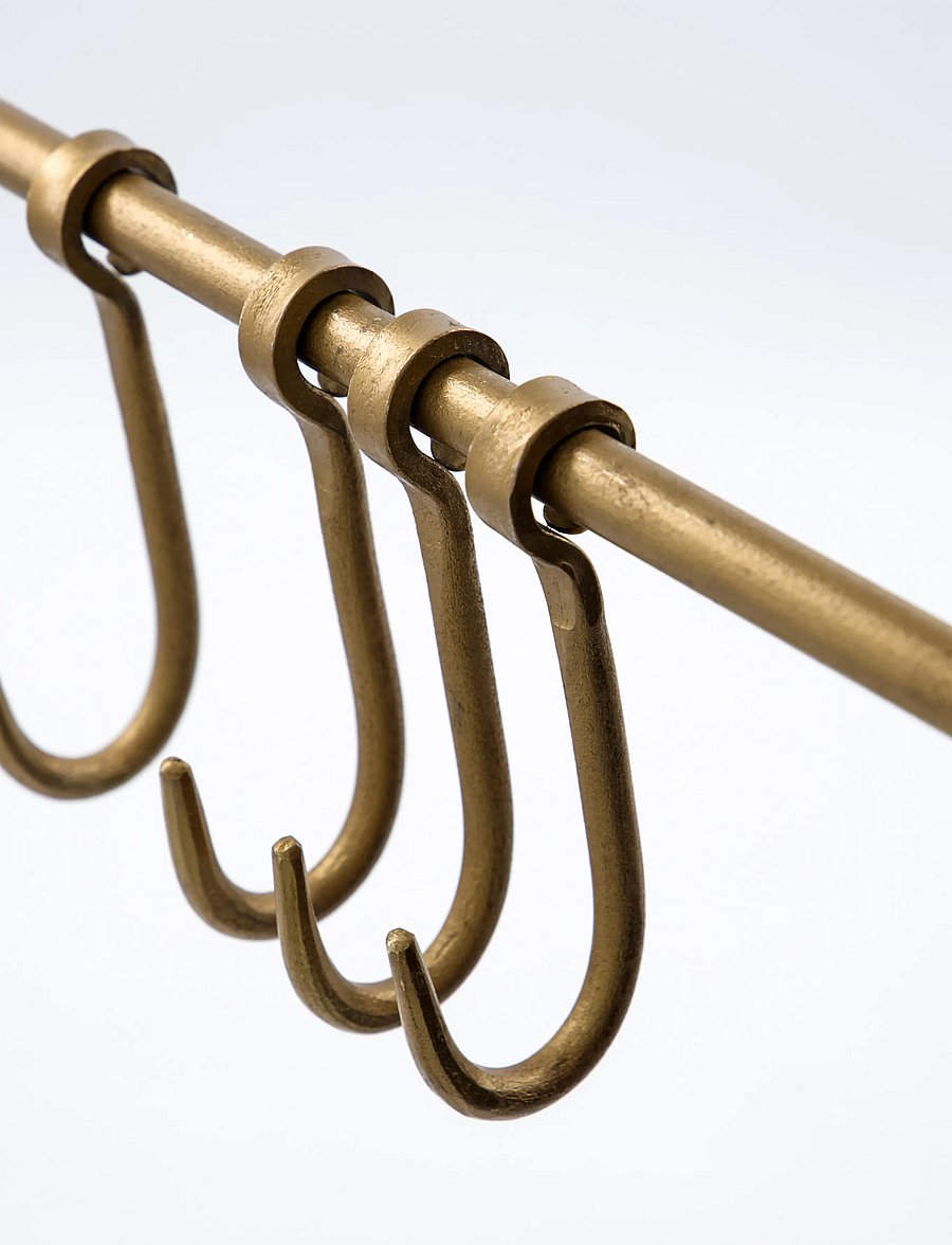 house doctor - Rack, HDHooks, Brass - konksud - brass - 2