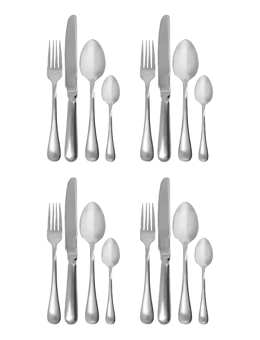 house doctor - Cutlery set, HDMora, Silver finish - bestecksets - silver finish - 1