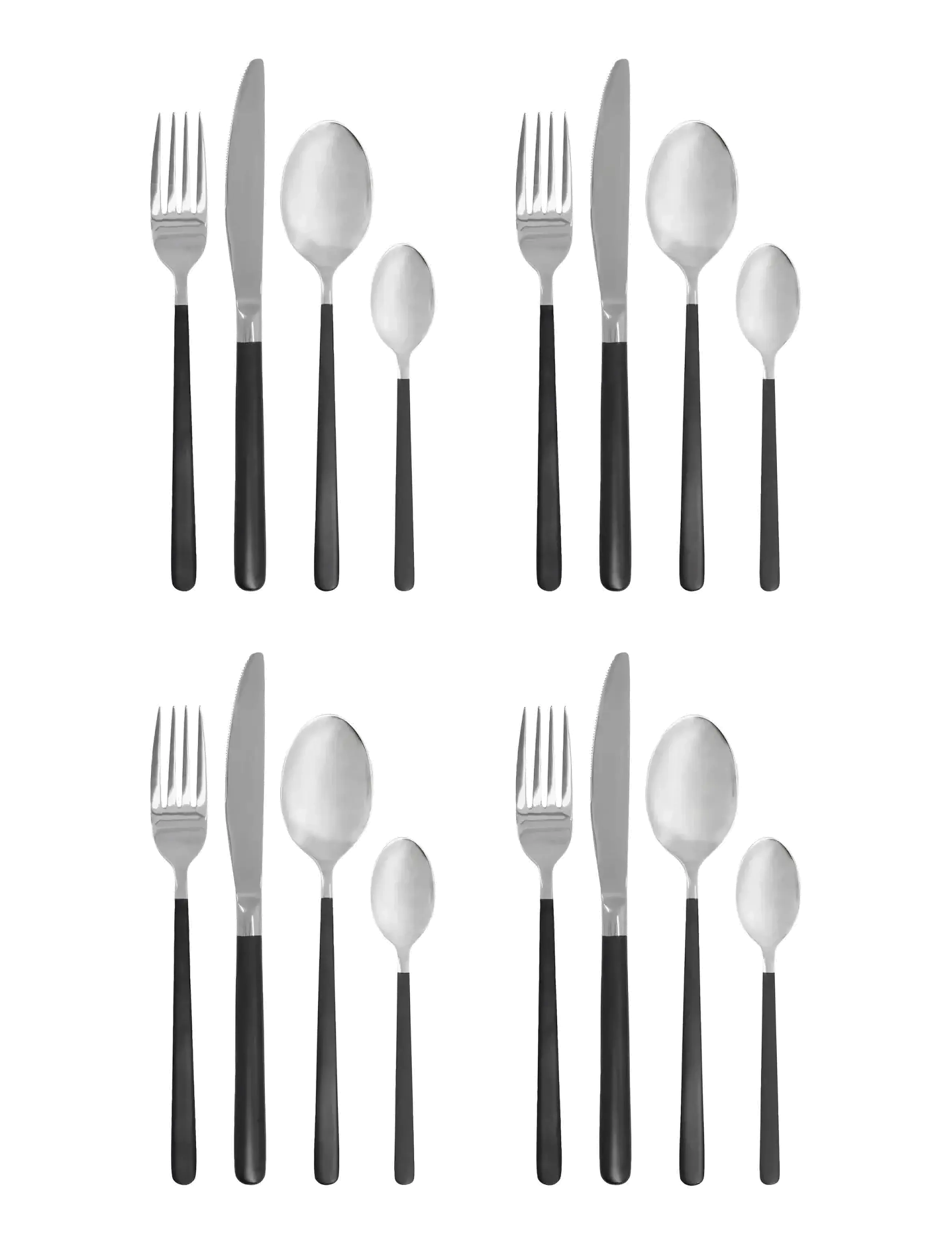HOUSE DOCTOR Bestiksæt, Hdox, Sort;Sølv Silber - One Size - Unisex