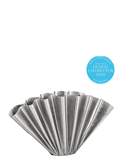 house doctor Vase, HDFlood, Brushed silver finis - Vases - SILVER / silver