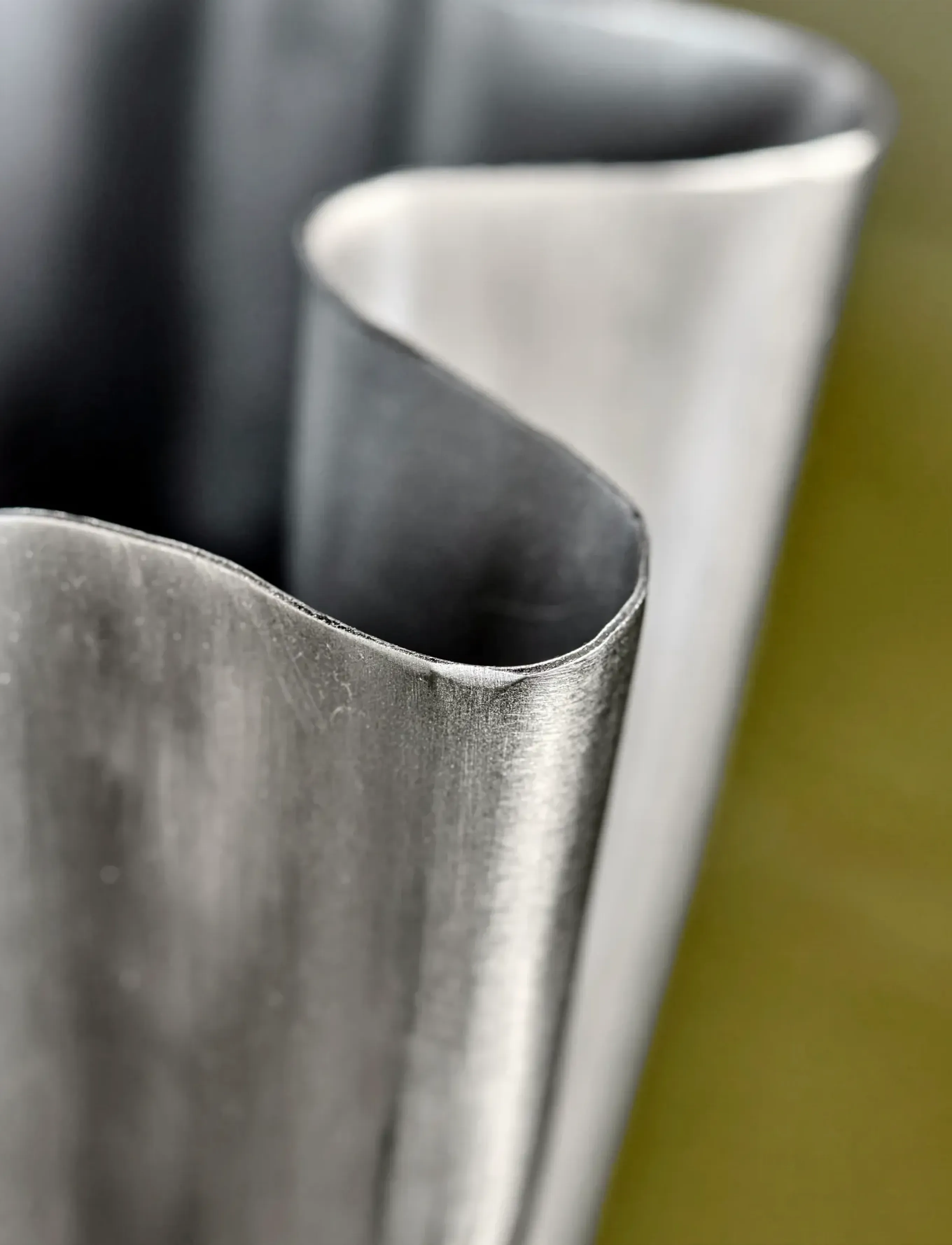 house doctor - Vase, HDFlood, Børstet sølvfinish - køb efter pris - silver - 2