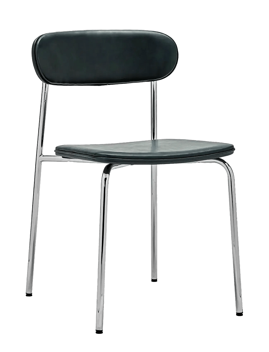 house doctor - Chair, HDPova, Crome;Dark green - crome, dark green - 1