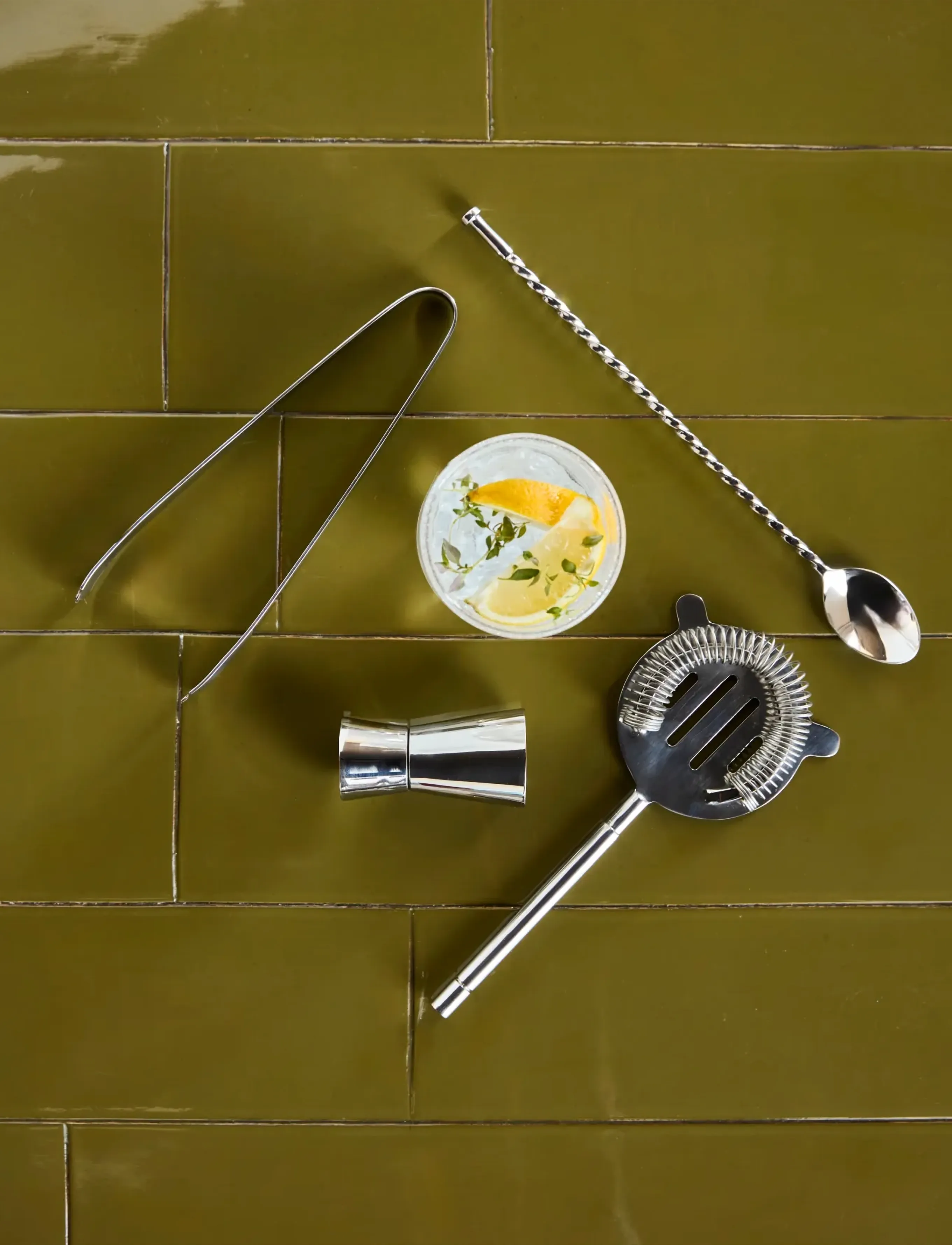 house doctor Bartilbehør, Hdkett, Sølv Finish, One Size, Drink & Bar Accessories, Silber - Shakers Cocktail Utensils, Homeware
