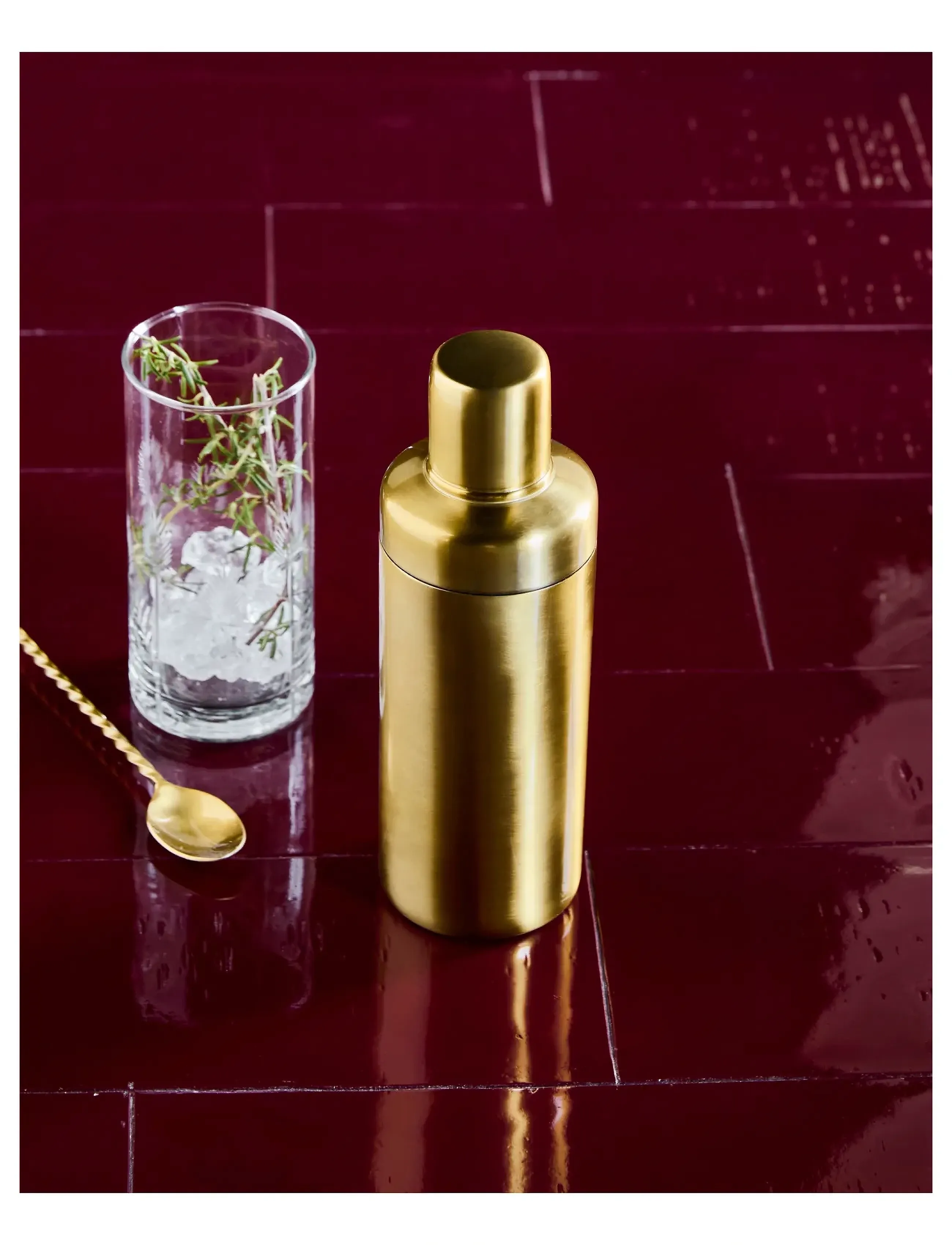 house doctor Shaker, Hdkett, Antik Messingfinish, 650 ml, Gold, Tilbehør Til Drinks Og Barer > Shakere Og Cocktailredskaber, Unisex