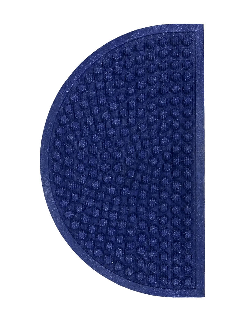 house doctor - Door mat, HDEntry, Half Round, Blue - türmatten - blue - 1