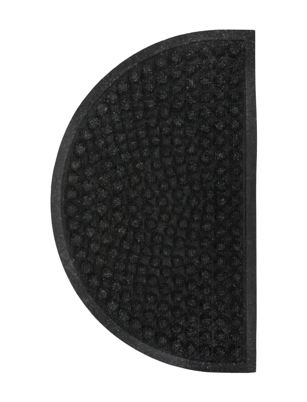 HOUSE DOCTOR Door Mat, Hdentry, Half Rund, Blac Schwarz - 75X 45X 0.8CM - Unisex