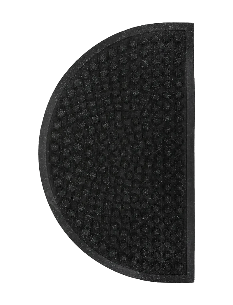 house doctor - Door mat, HDEntry, Half Round, Blac - uksematid - black - 1