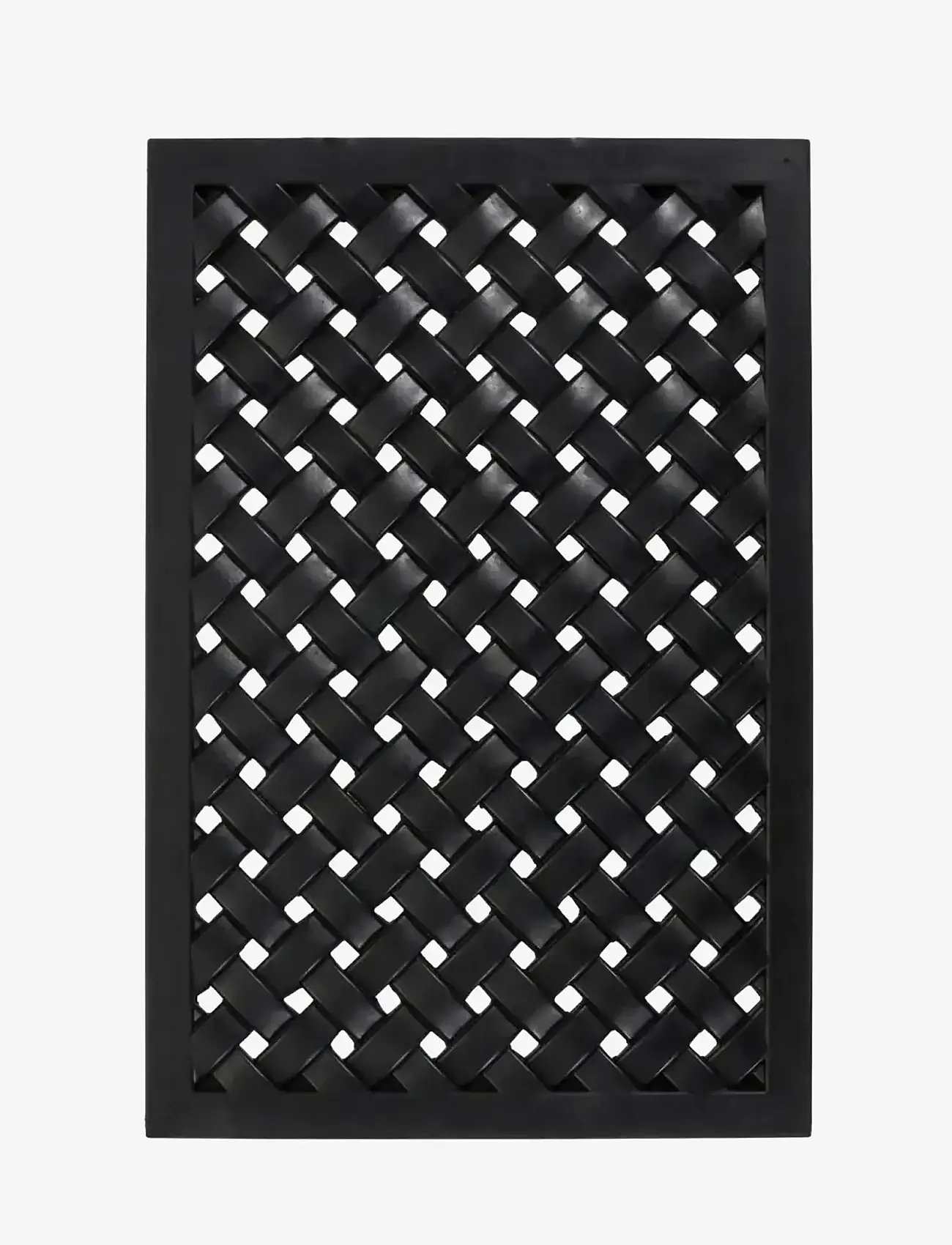 house doctor - Door mat, HDBraid, Black - doormats - black - 1