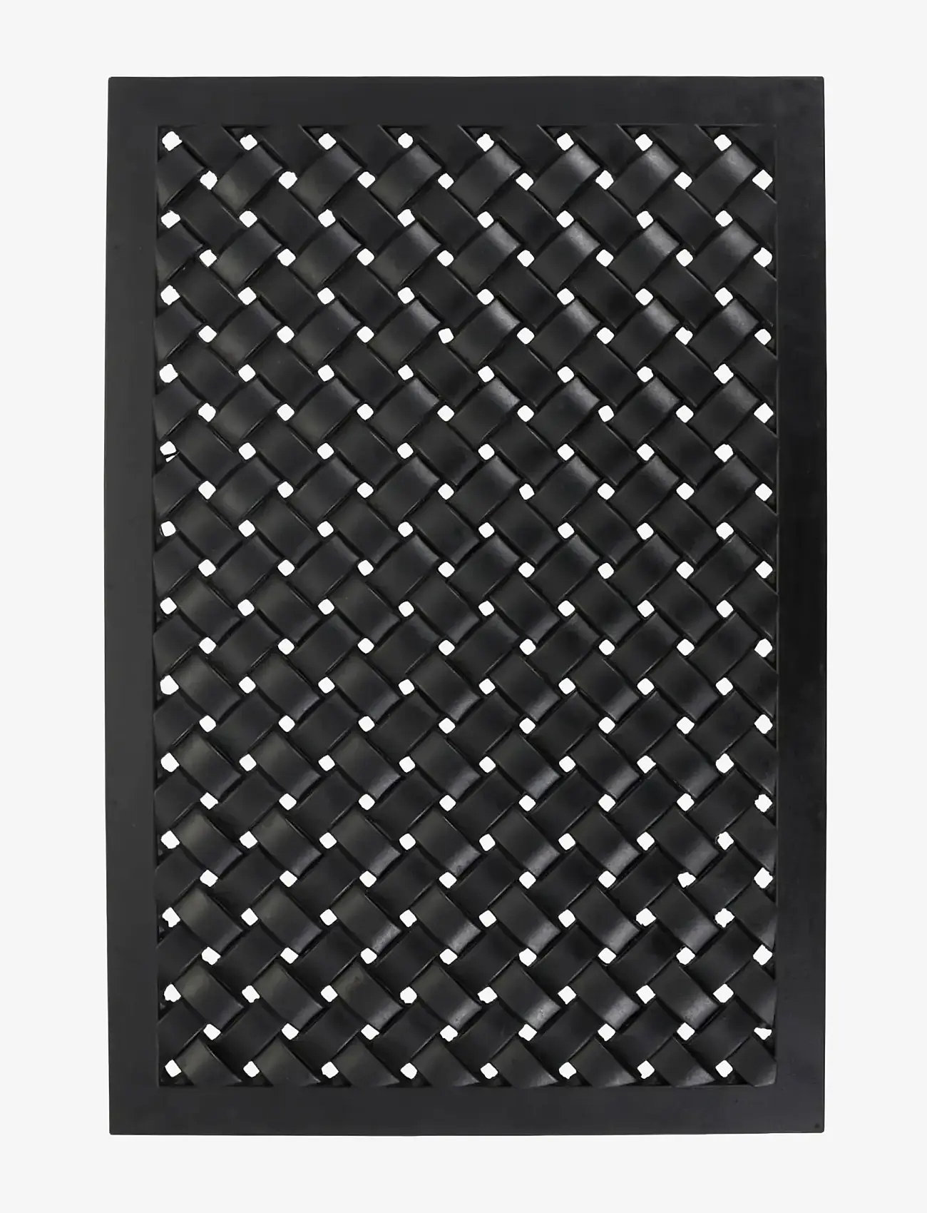 house doctor - Door mat, HDBraid, Black - doormats - black - 0