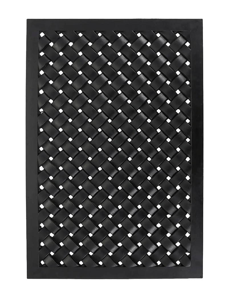 house doctor - Door mat, HDBraid, Black - uksematid - black - 1