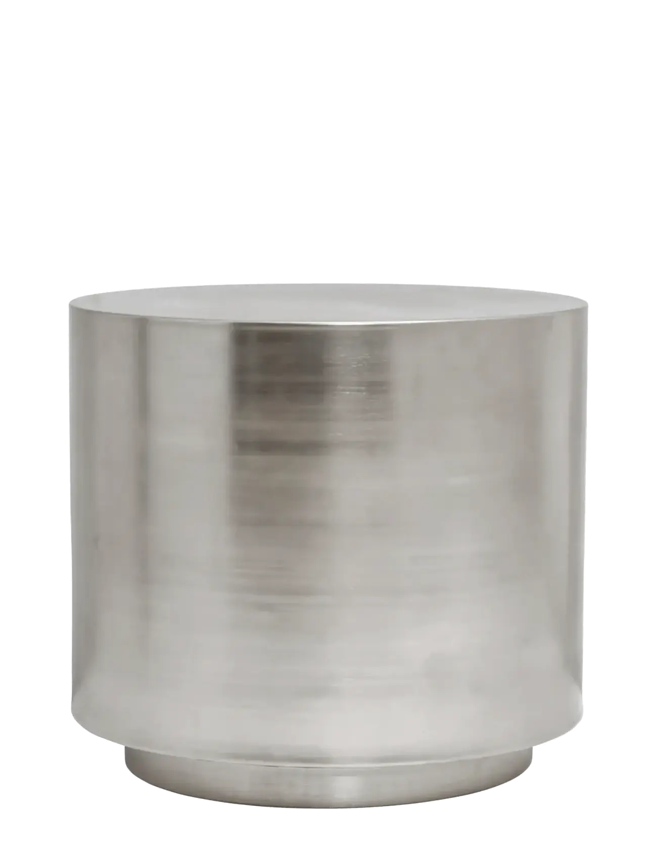 HOUSE DOCTOR Side Table, Hdstep, Brushed Silber Silber - 45.5X 40X 50CM - Unisex