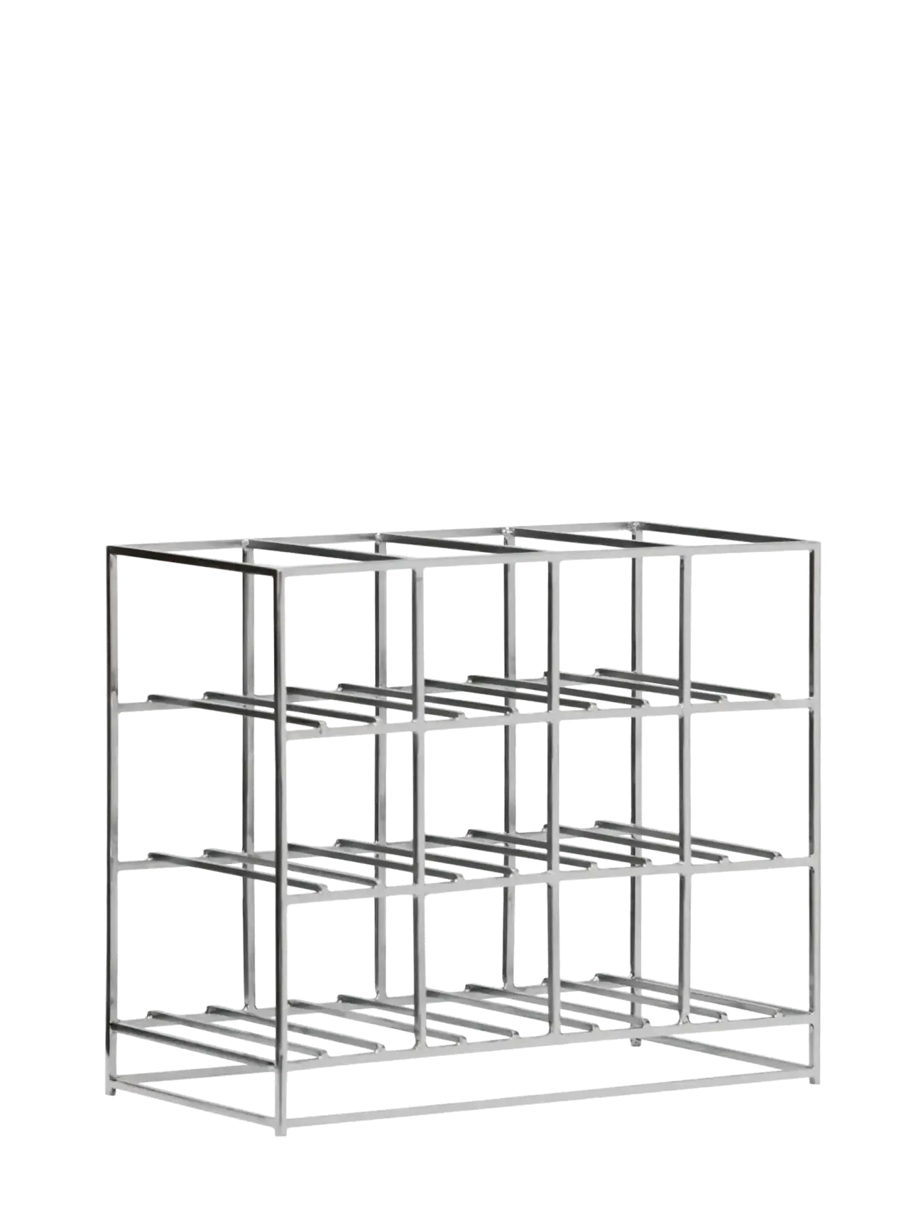 HOUSE DOCTOR Wine Rack, Hd12, Silber Finish Silber - 20X 41X 35CM - Unisex