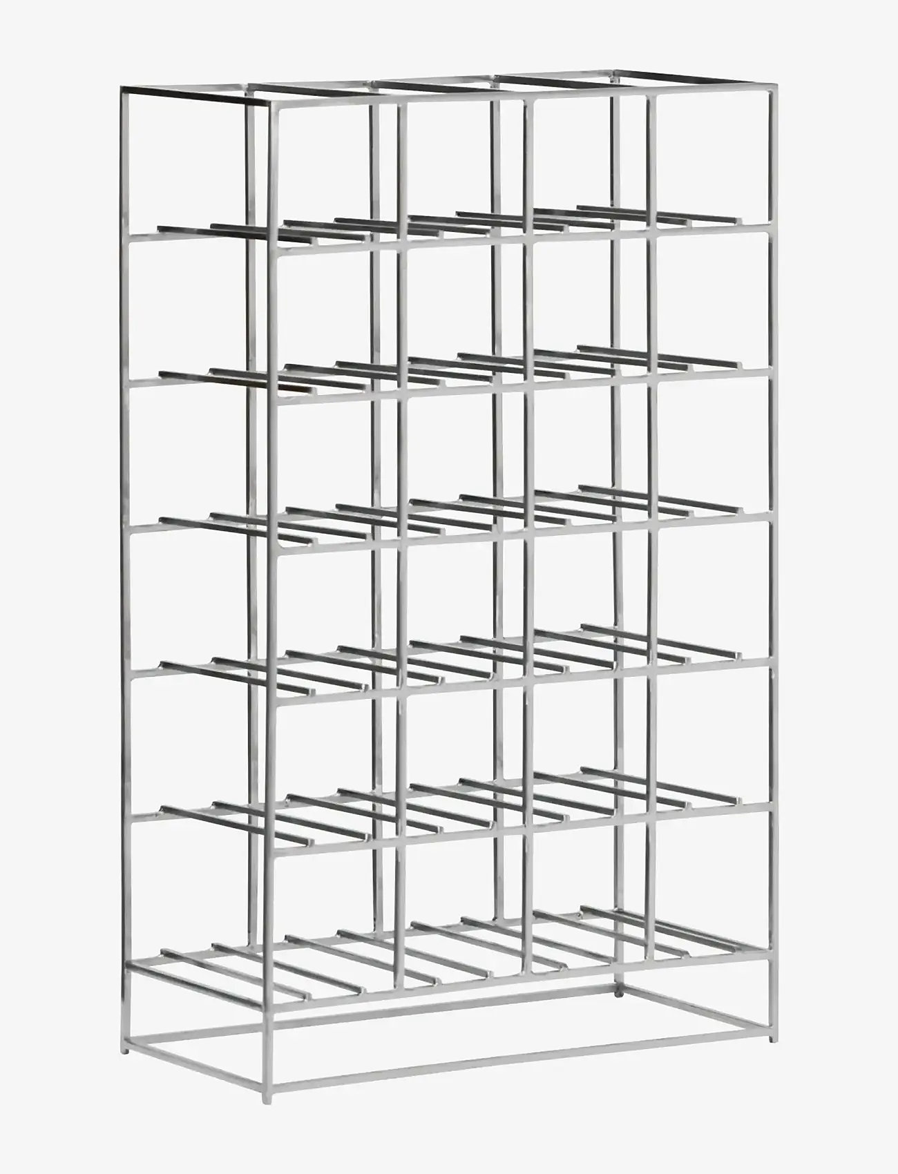 house doctor - Wine rack, HD24, Silver finish - hoiustamine ja riiulid - silver finish - 1