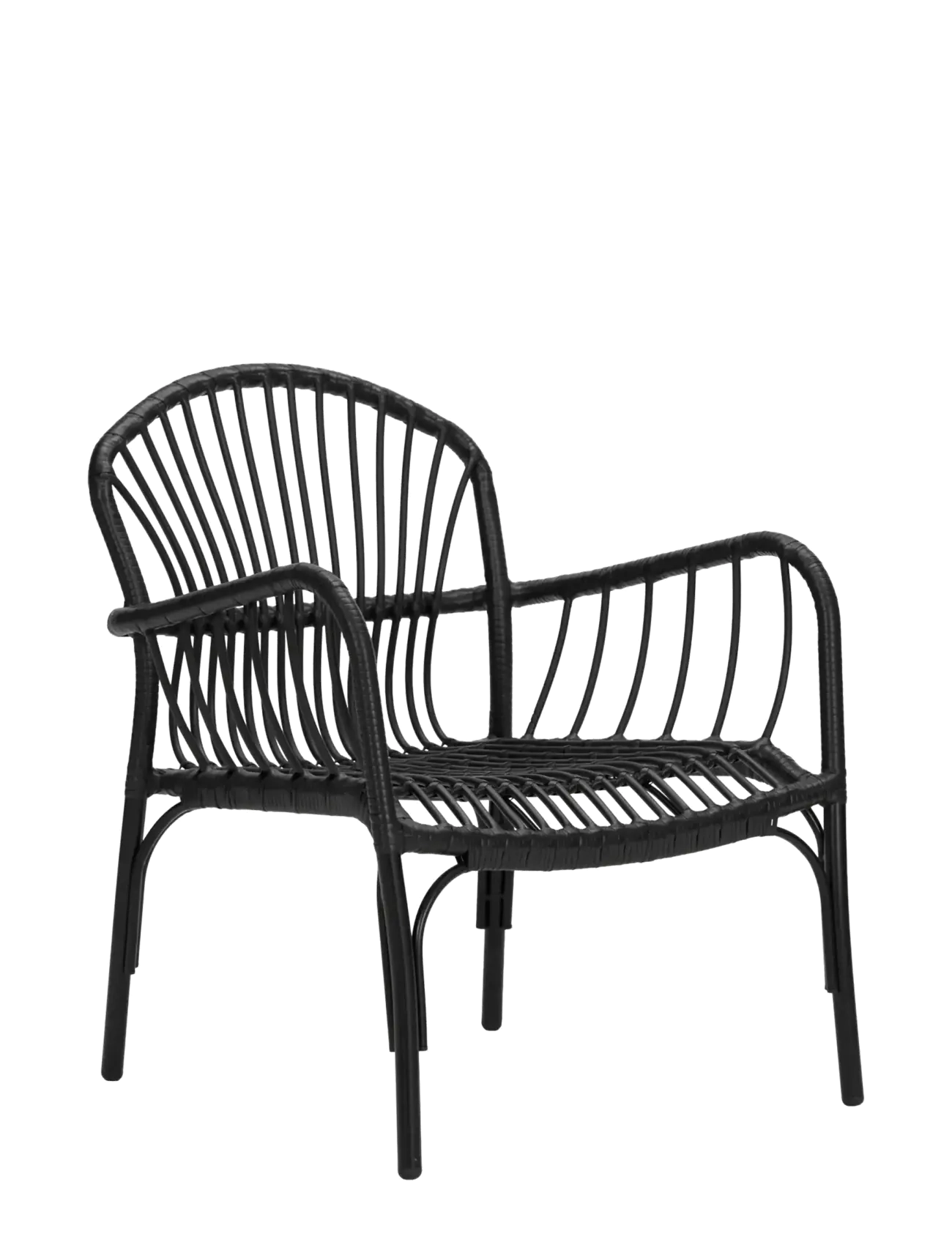 house doctor Lounge Chair, Hdbrea, Black, Outdoor Seating, Sort, Str: 62X 60X 78CM