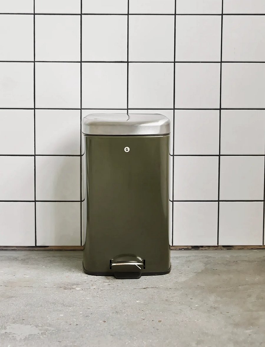house doctor - Bin, HDSort, Deep green - paberi prügikastid - deep green - 0