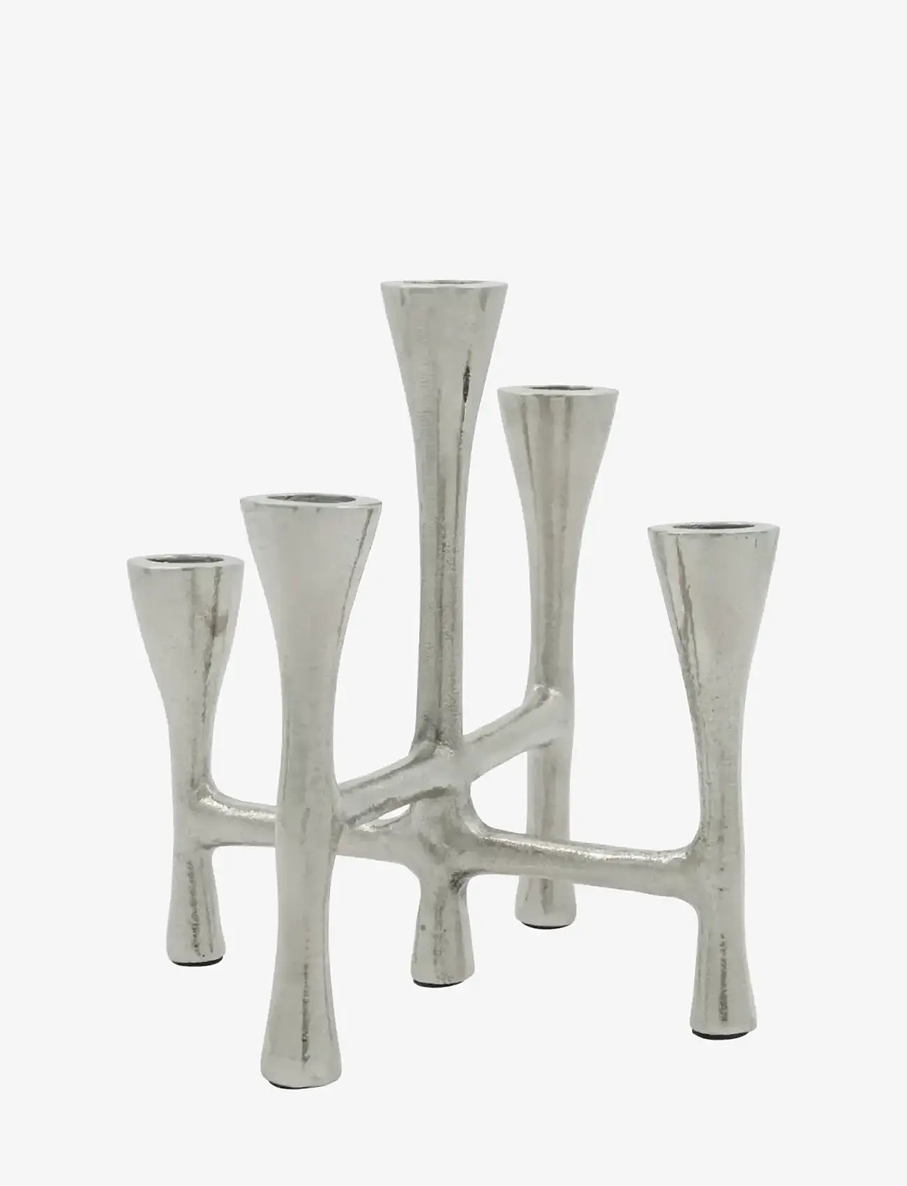 house doctor - Candle stand, HDTristy, Silver fini - lysestager - silver finish - 1